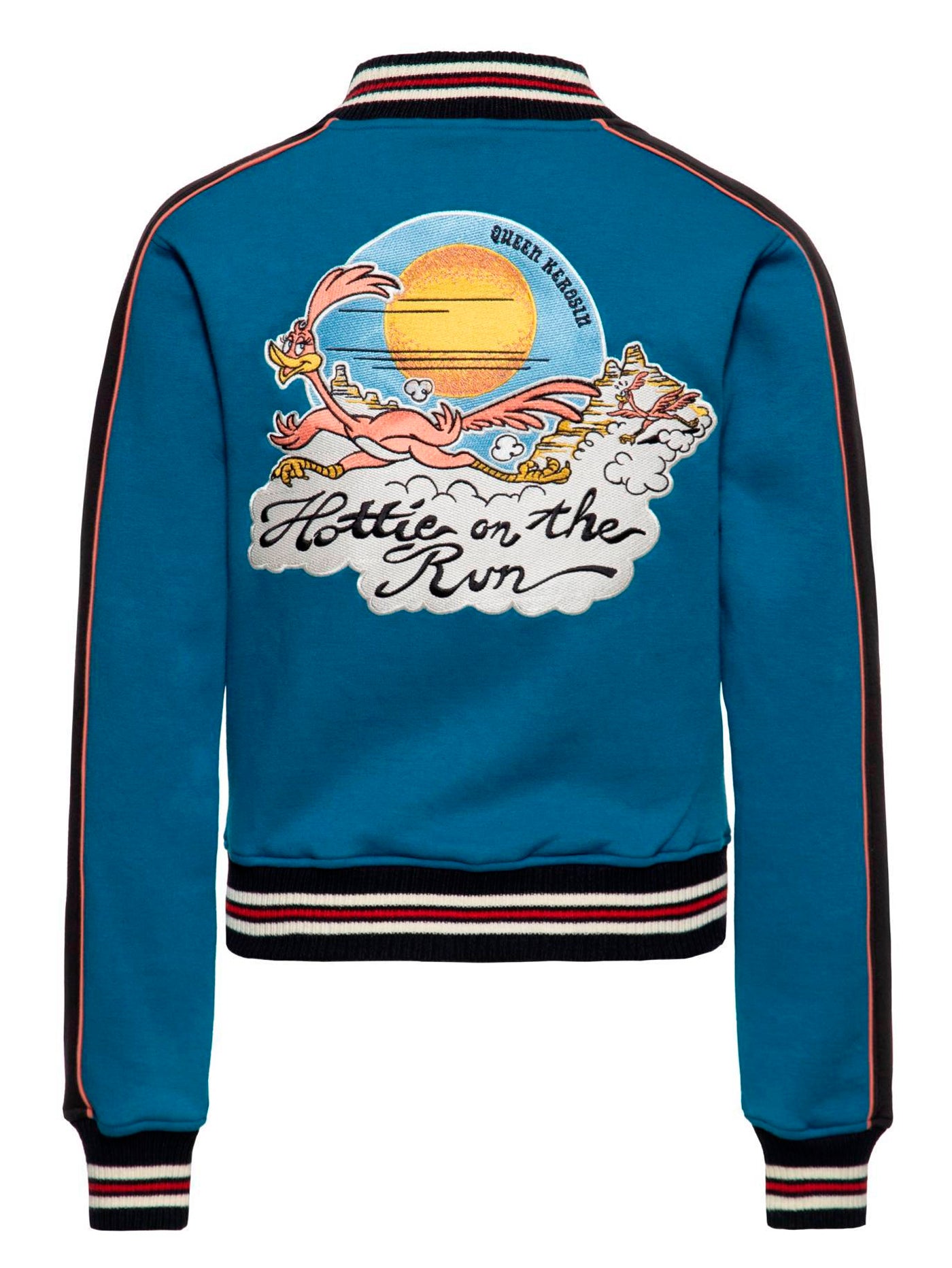 Queen_Kerosin_HOTTIE_ON_THE_RUN_Rueckenmotiv_Retro_50s_COLLEGE_JACKE_Varsity_Sweatjacke-2