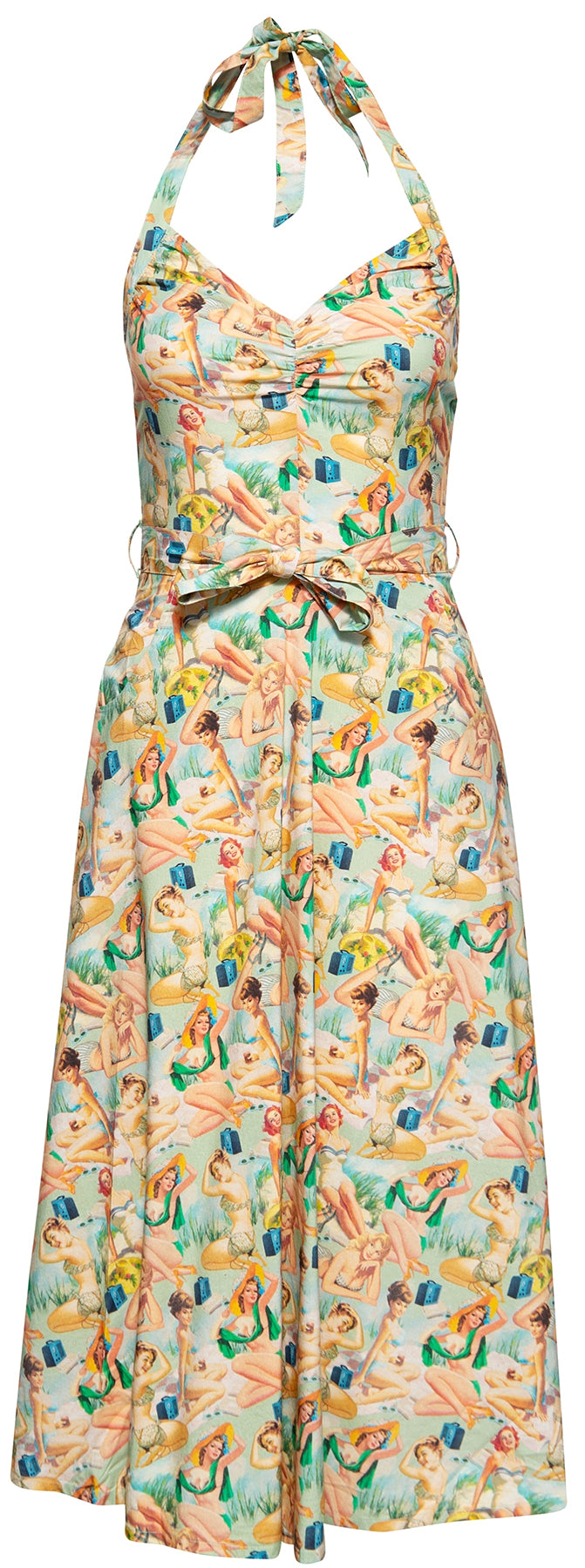 Queen_Kerosin_PIN-UP_Allover_Hula_Beach_Neckholder_Swing_A-Linie_DRESS_Kleid_killer_kirsche_1RNRMLqCjZzBFm