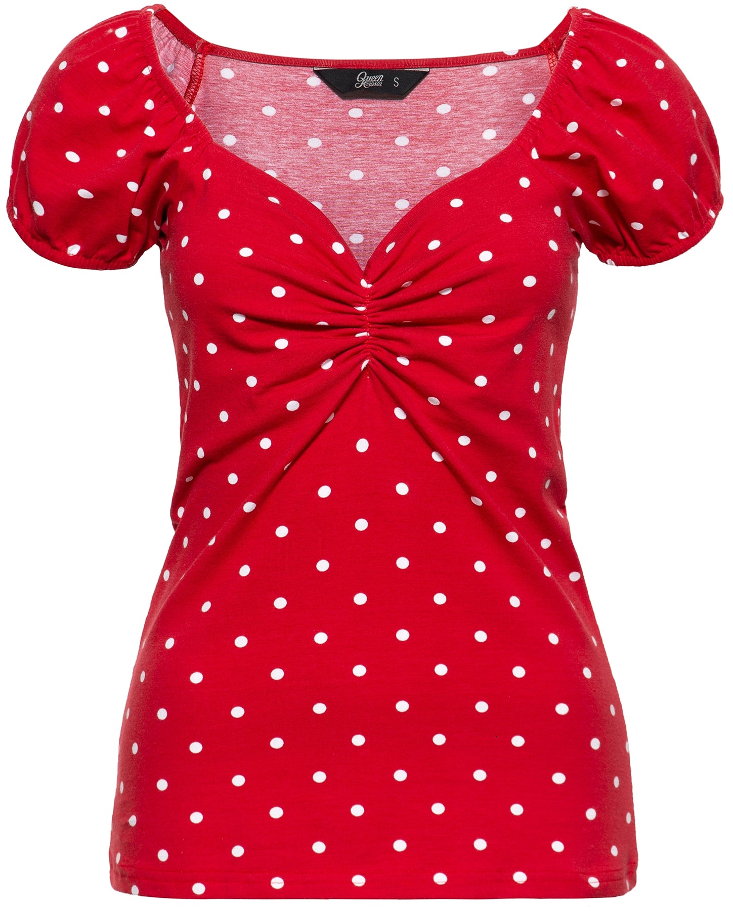 Queen_Kerosin_POLKA_DOTS_Punkte_Retro_Puenktchen_Dotted_SHIRT_Oberteil_-_Rot_killer_kirsche_122FeTFhnM8nXt