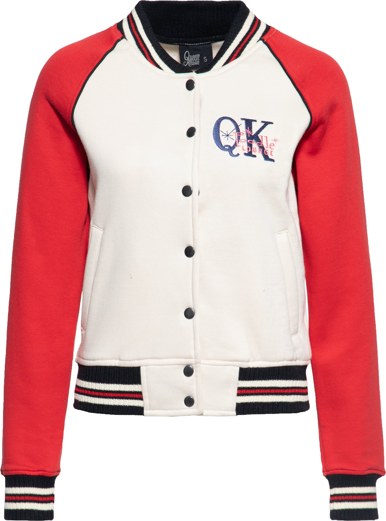 Queen_Kerosin_POODLE_LOUNGE_Retro_Embroidery_STICK_Baseball_COLLEGE_Sweatjacke_Killer_Kirsche-2