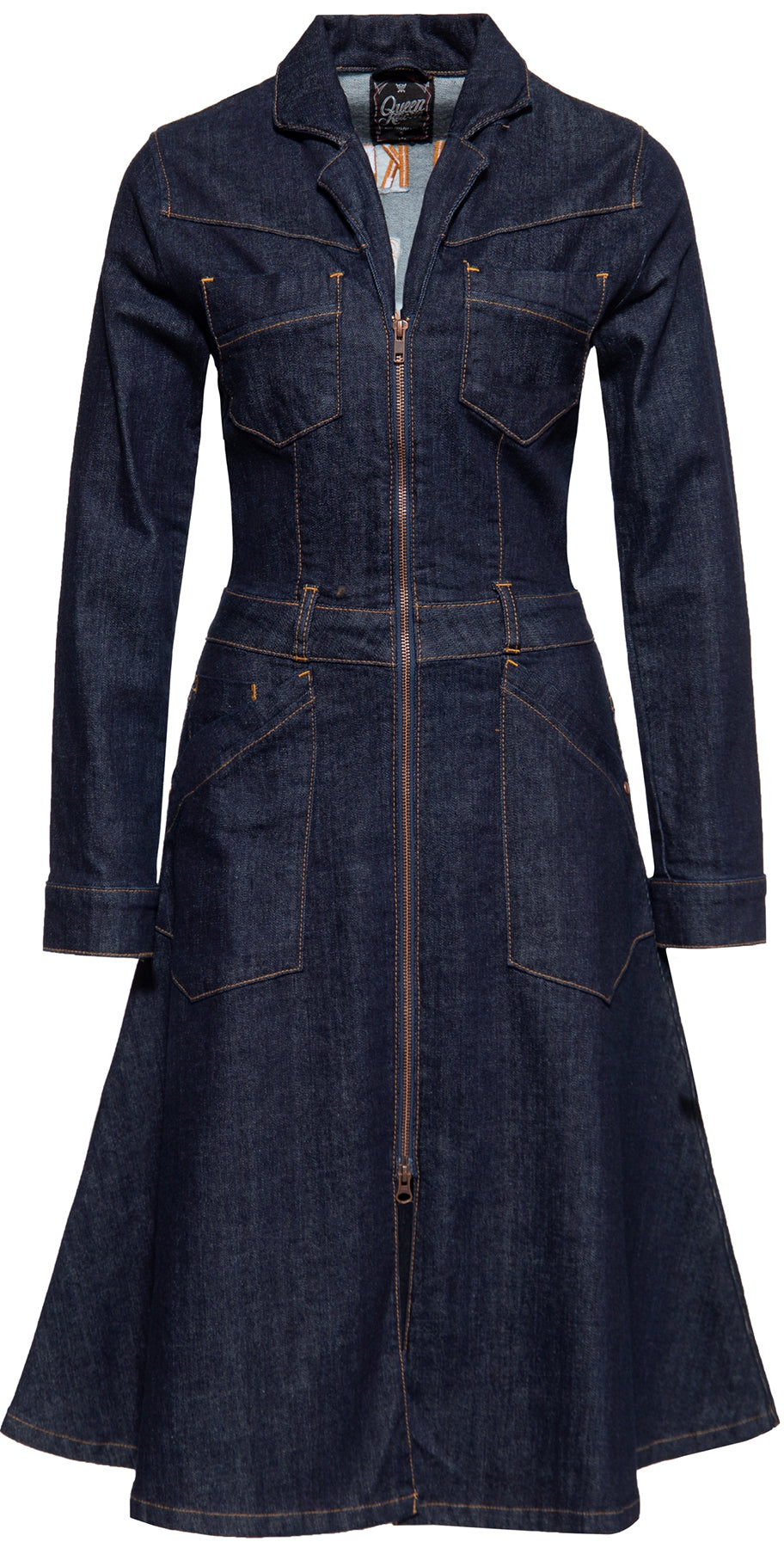 Queen_Kerosin_QUENN_S_1955_Langarm_DENIM_Jeans_SWING_DRESS_Hemdkleid_killer_kische_1