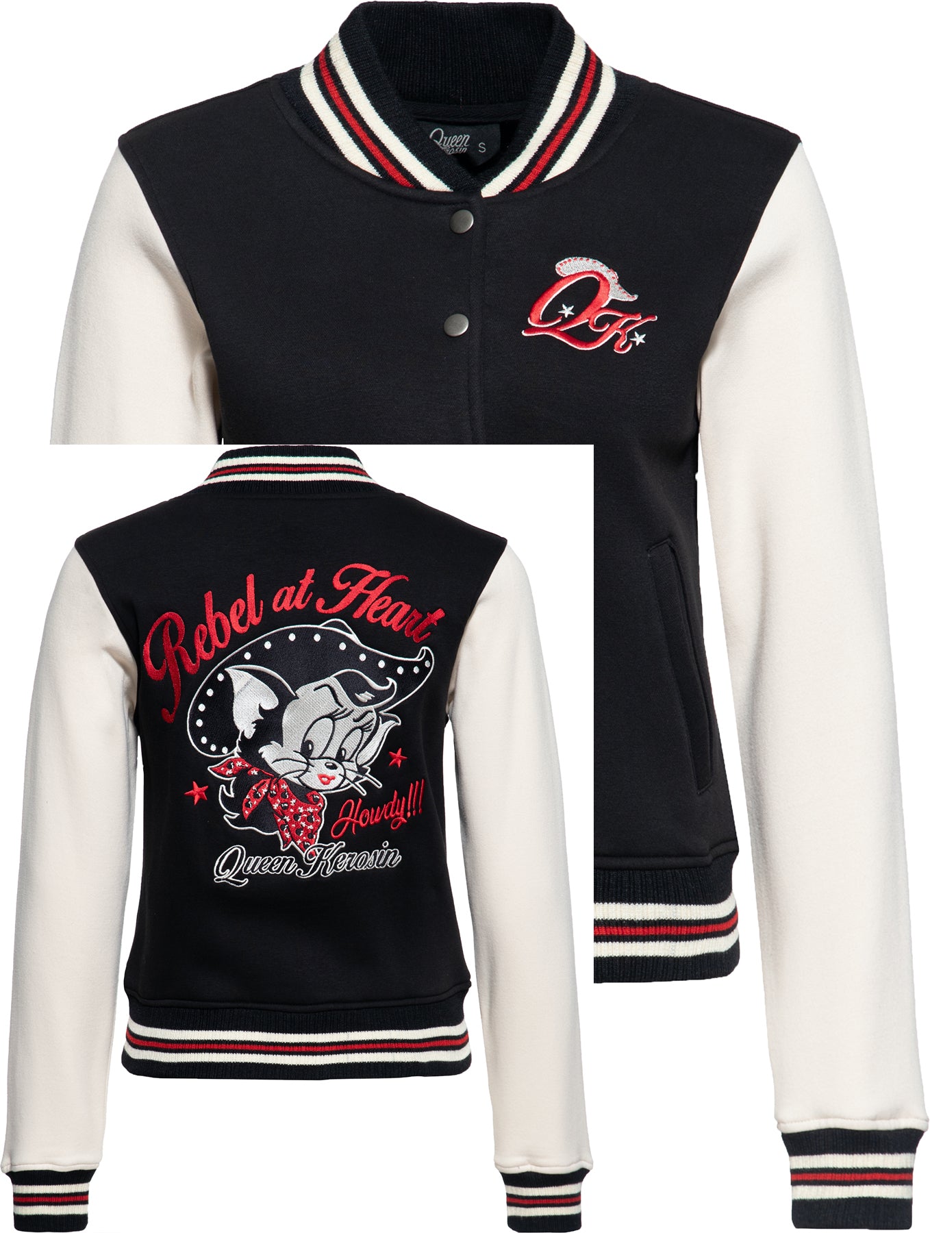Queen_Kerosin_REBEL_AT_HEART_Embroidery_Katze_STICK_Baseball_COLLEGE_Sweatjacke_Killer_Kirsche-1