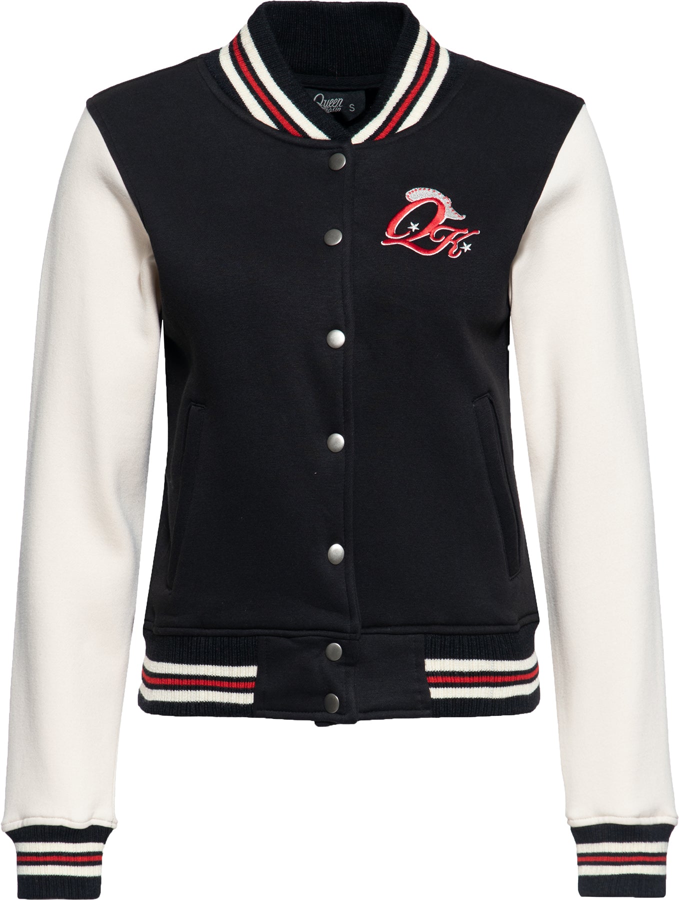 Queen_Kerosin_REBEL_AT_HEART_Embroidery_Katze_STICK_Baseball_COLLEGE_Sweatjacke_Killer_Kirsche-2