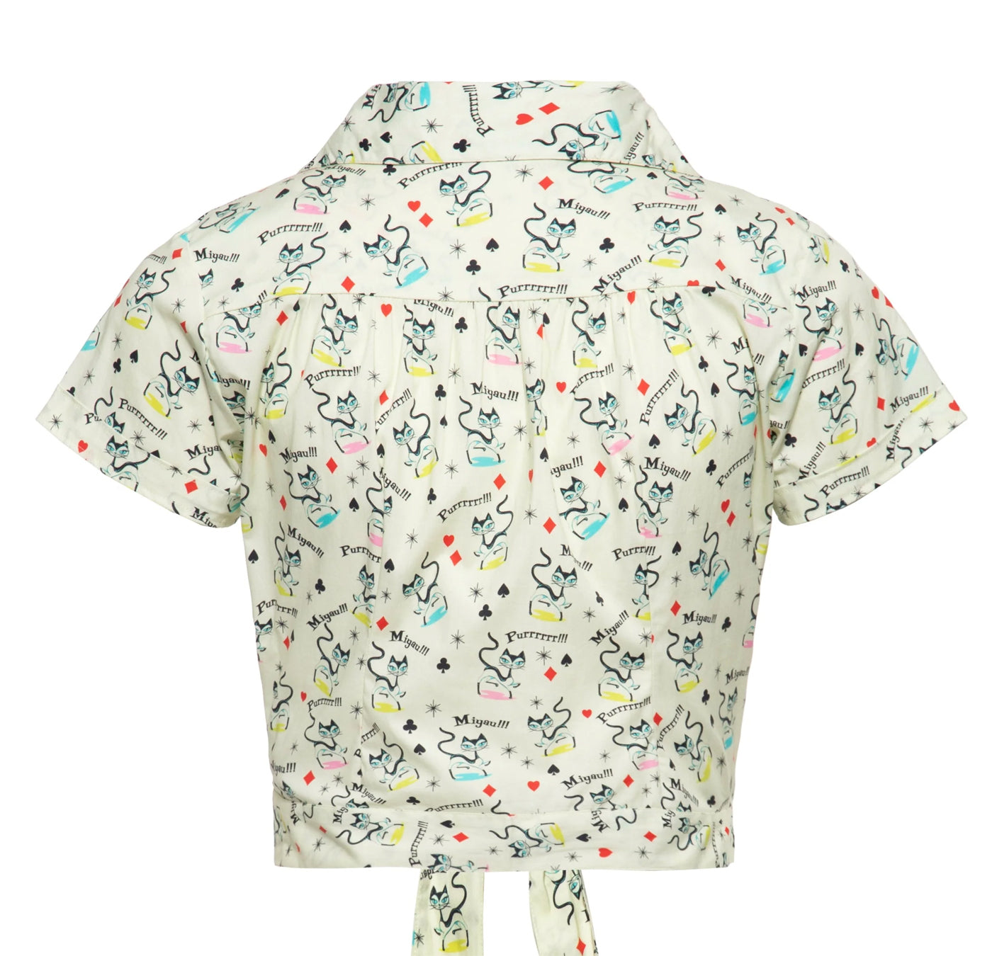 Queen_Kerosin_RETRO_CATS_Vintage_Atomic_50s_Kurzarm_TIE_BLOUSE_Knotenbluse_Hawaiibluse_-_Beige-2kLuMkmG2VQN1y