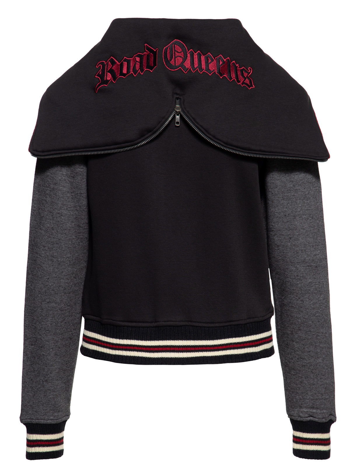 Queen_Kerosin_ROAD_QUEENS_Embroidery_STICK_Baseball_COLLEGE_Kapuzenjacke-3