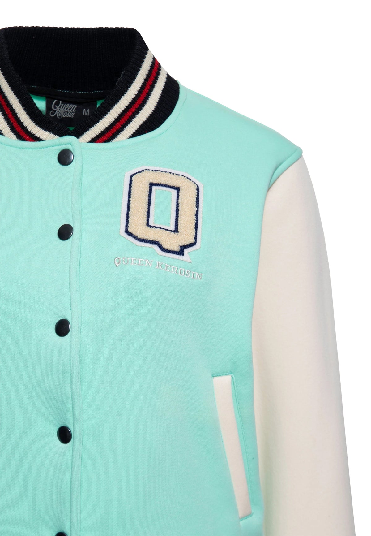 Queen_Kerosin_VINTAGE_LOVE_Rueckenmotiv_Retro_50s_COLLEGE_JACKE_Sweatjacke_-_Mint-3