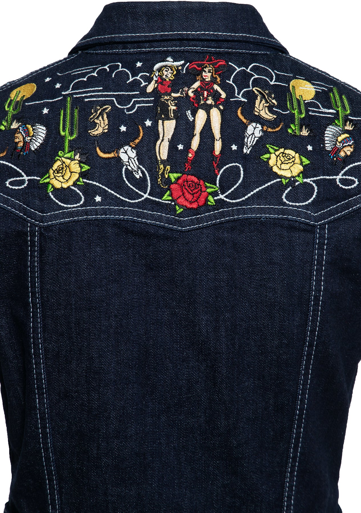Queen_Kerosin_WESTERN_COWGIRL_Stick_Kurzarm_DENIM_Jeans_A-LINIE_DRESS_Hemdkleid_Killer_Kirsche-4usSElGLfzbYvY