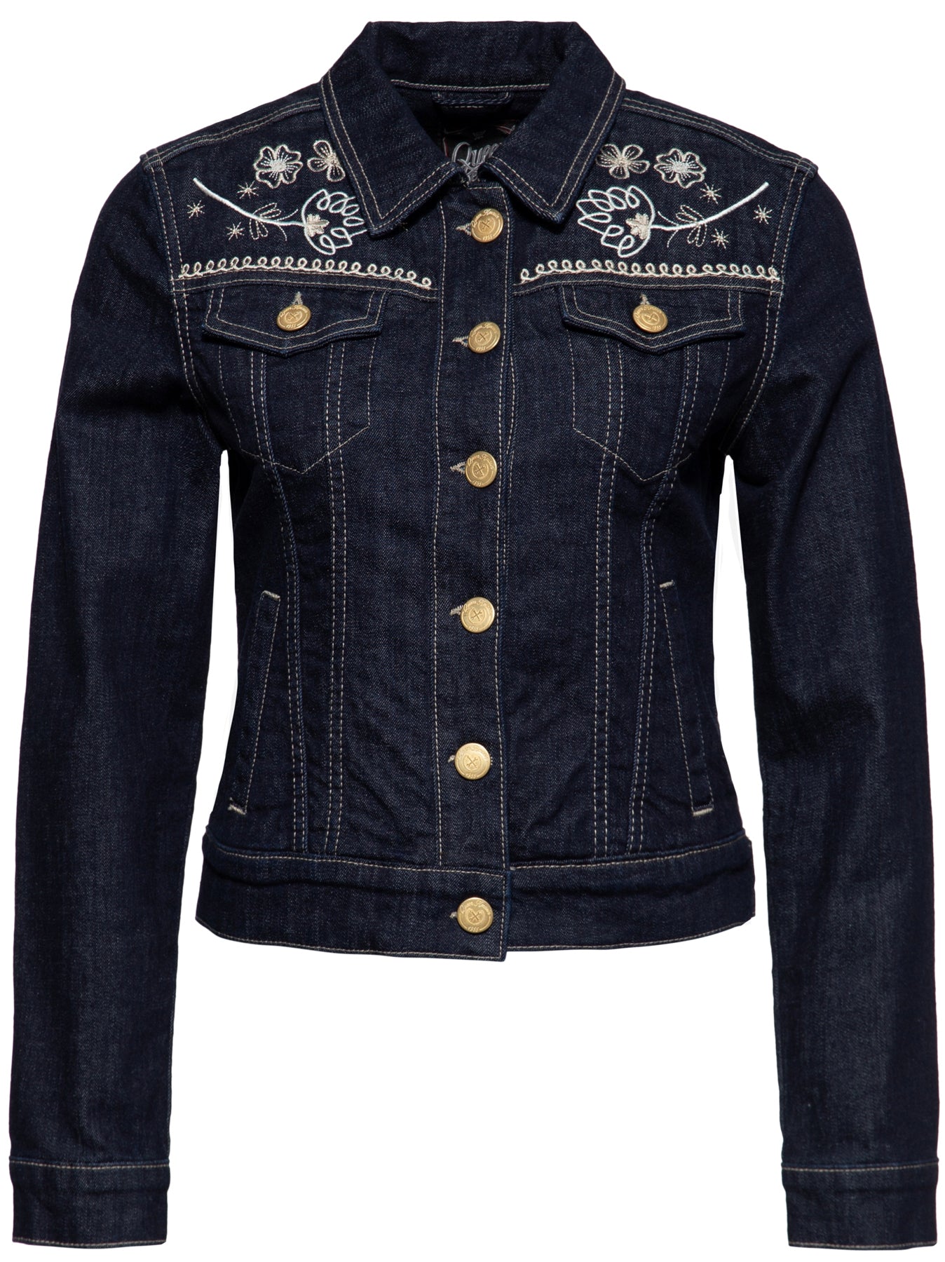 Queen_Kerosin_WESTERN_FLOWERS_Stick_Embroidery_DARK_DENIM_Retro_JEANSJACKE_Jacket_killer_kirsche_1