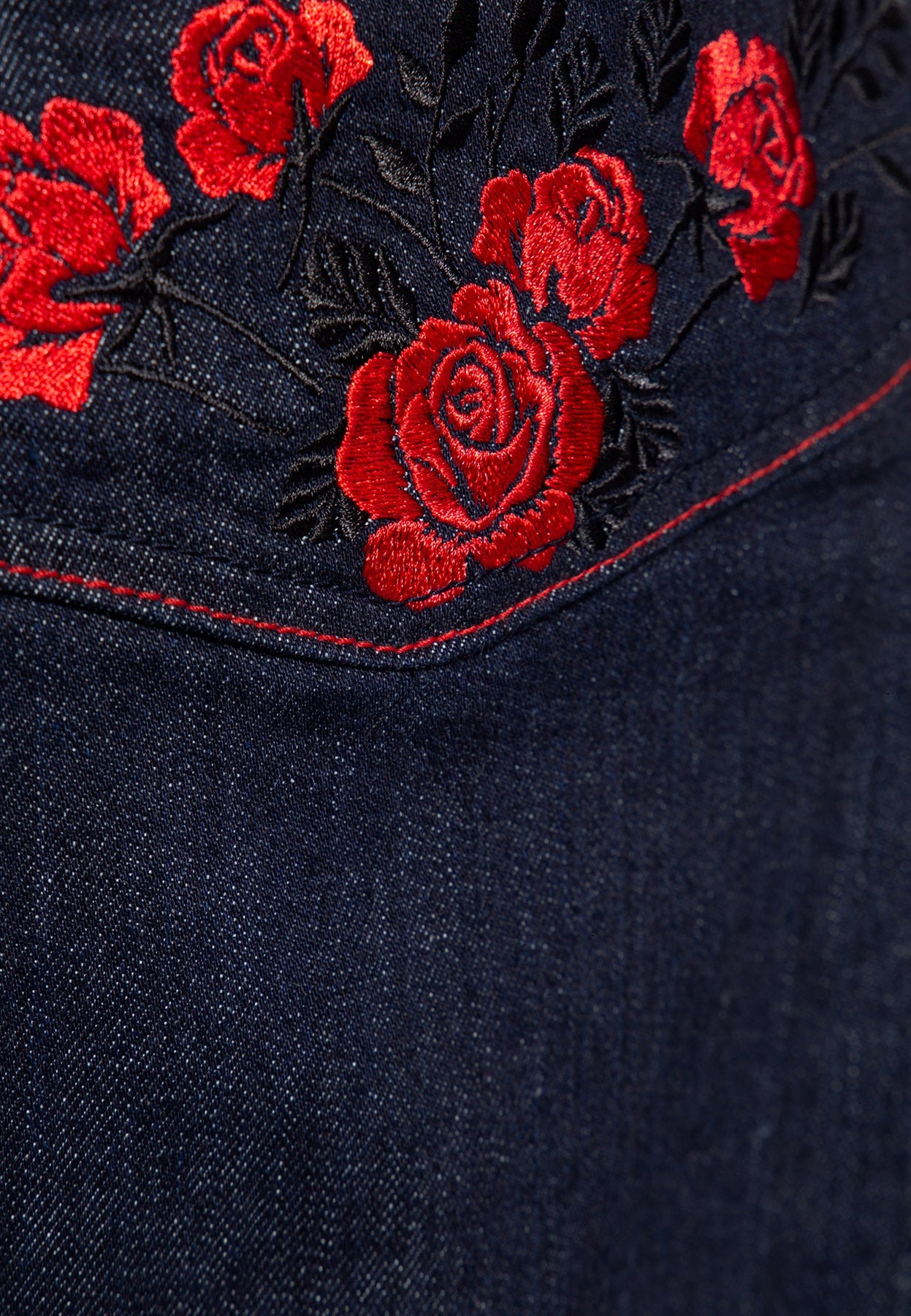 Queen_Kerosin_WESTERN_Roses_Style_Floral_Retro_Denim_Jeans_Rock_SWING_Skirt_killer_kirsche_3