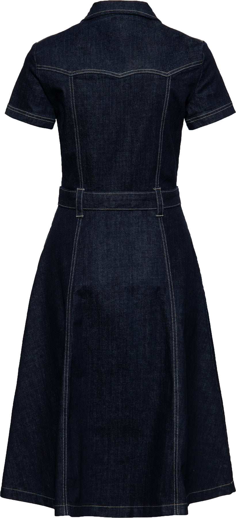 Queen_Kerosin_WESTERN_STYLE_Kurzarm_DENIM_Jeans_SWING_DRESS_Hemdkleid_Killer_Kirsche-2