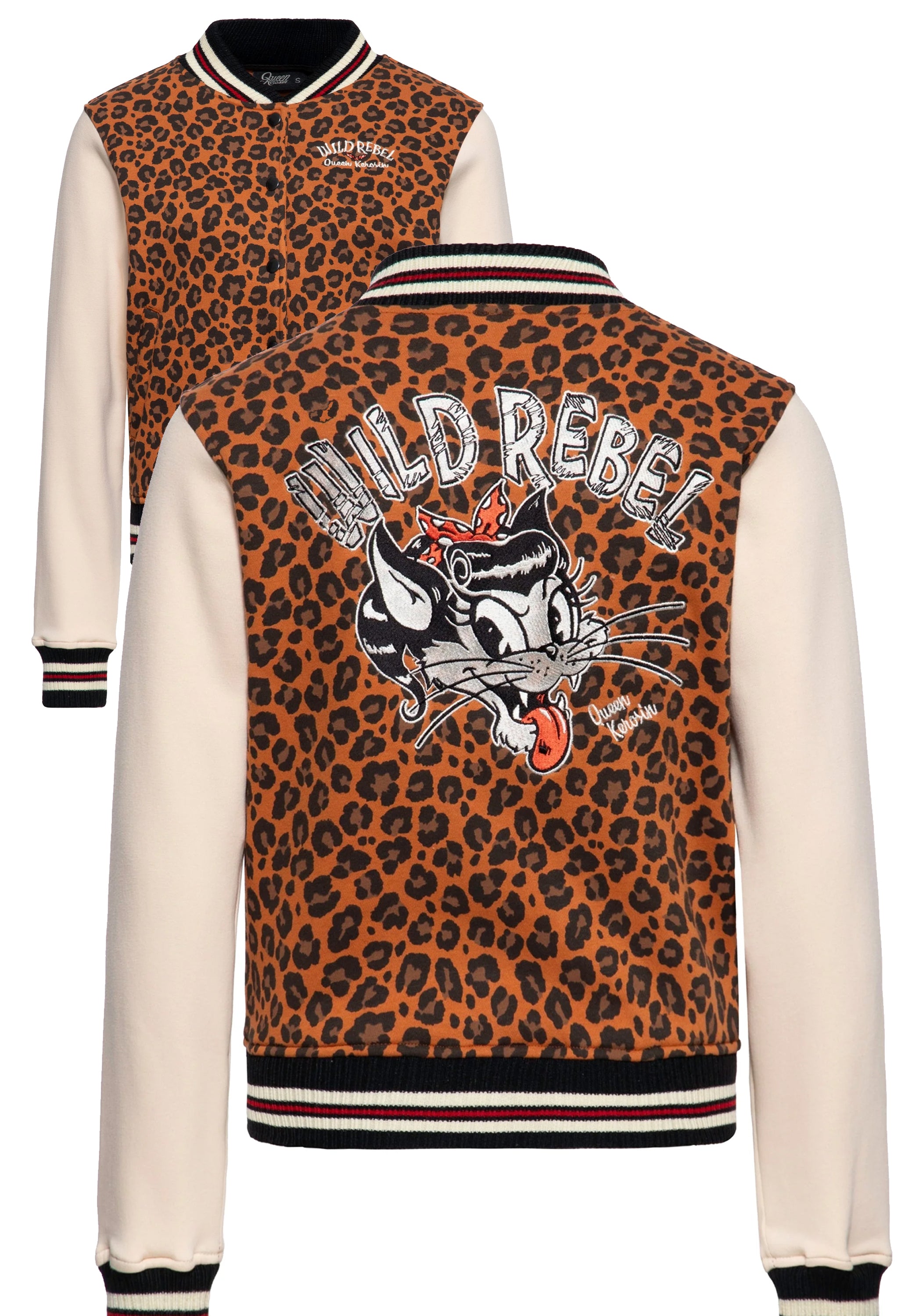Queen_Kerosin_WILD_REBEL_Leopard_Kitten_LEO_Stick_Baseball_COLLEGE_Jacke_Sweatjacke-3