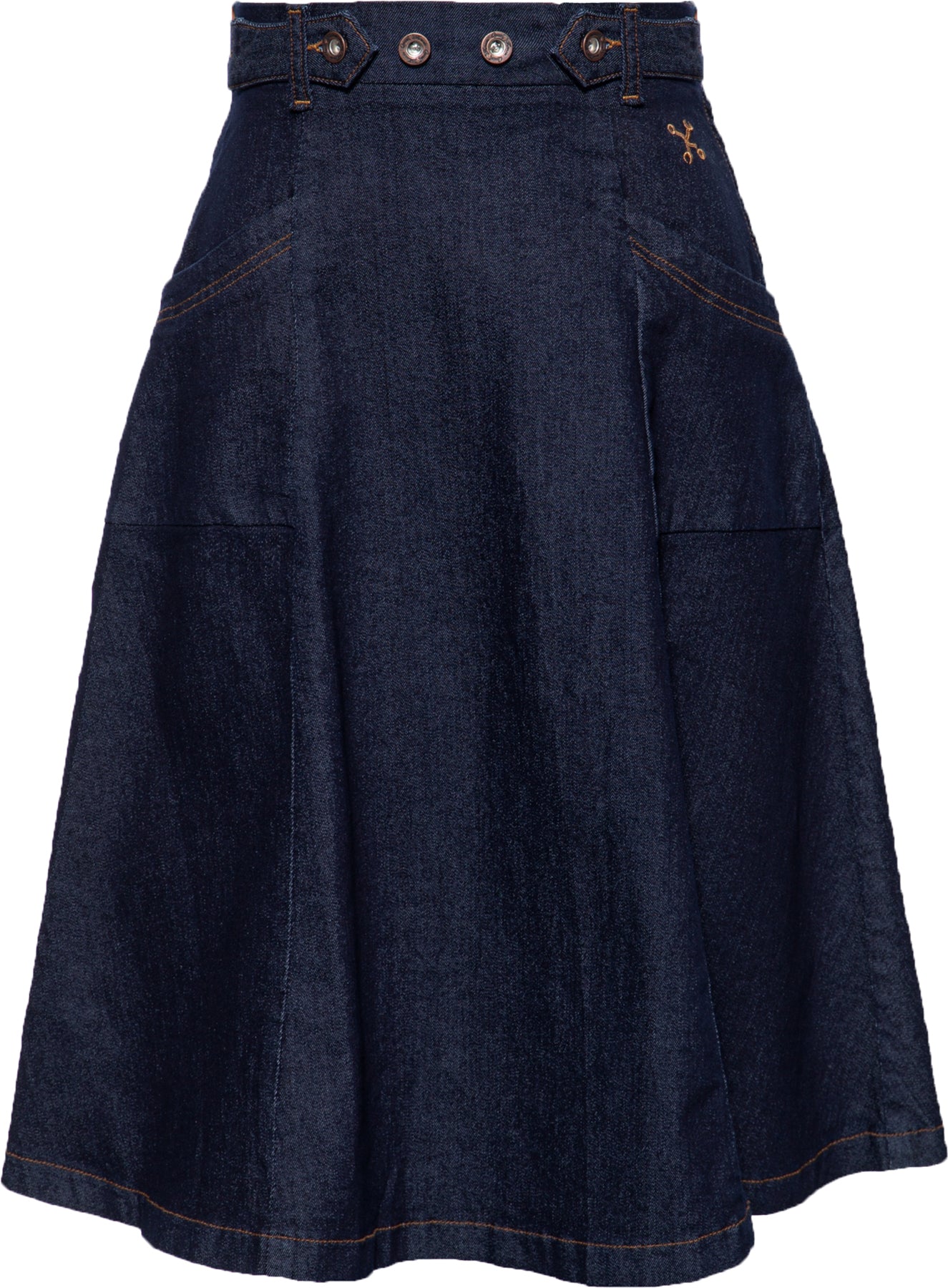 Queen_Kerosin_WORKWEAR_Dark_Denim_HIGH_WAIST_Jeans_SWING_SKIRT_A-Linie_Rock_Killer_Kirsche-1wkhhTuqZVNZT3