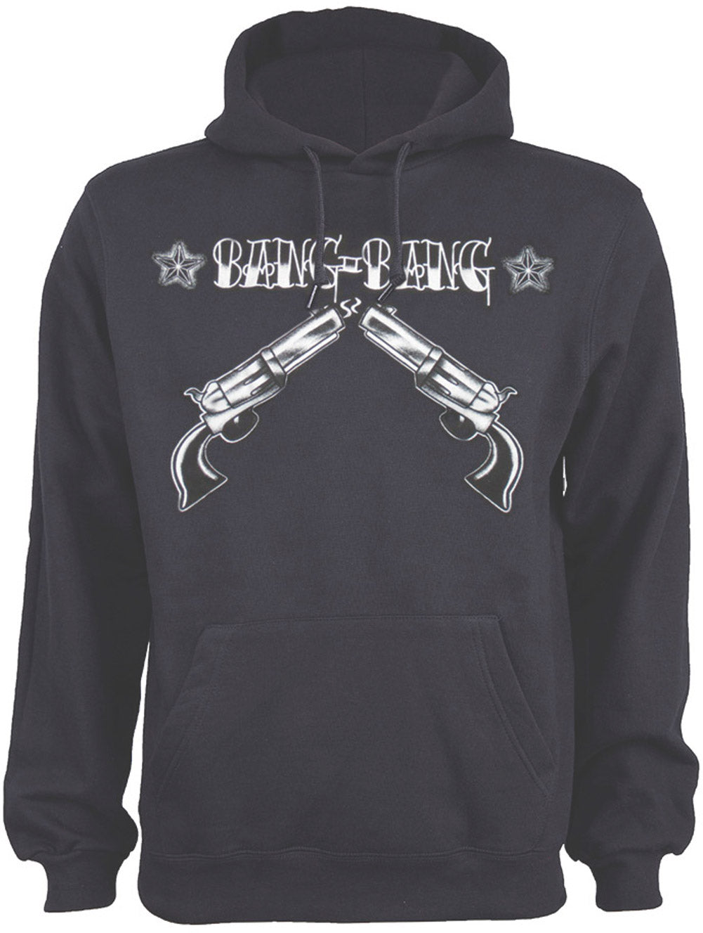 RM651_-_Kuestenluder_BANG-BANG_Revolver_HOODED_Kapuzenpullover