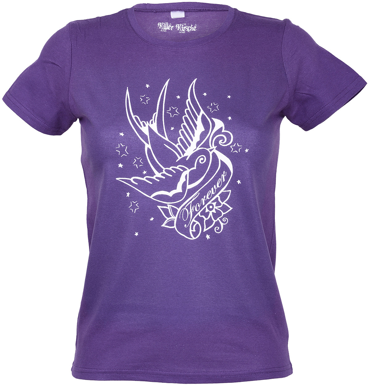 RM938_-_Killer_Kirsche_FOREVER_Swallow_Schwalben_Girlie_Shirt_-_lila