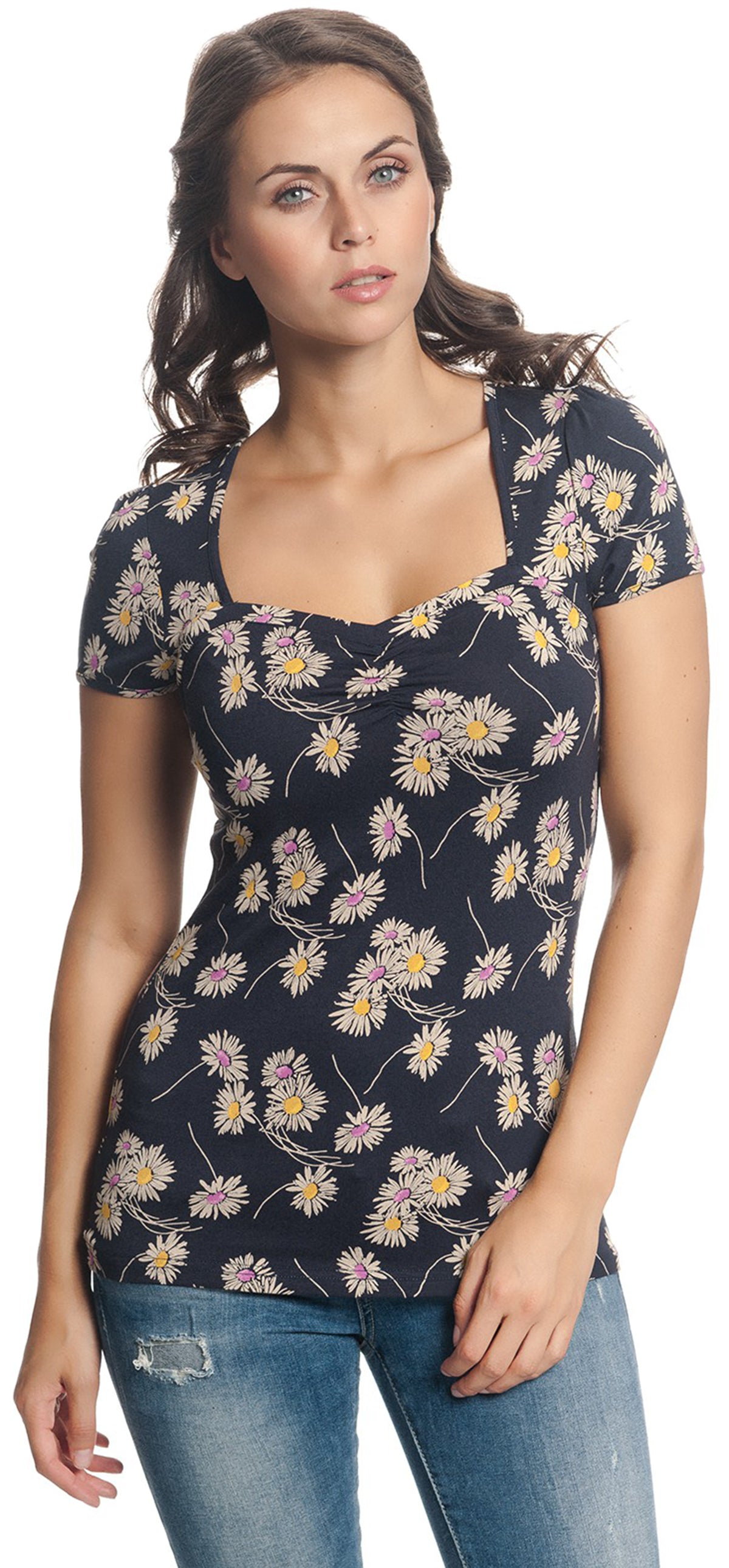 RO34551-2xl_Vive_Maria_DANCING_DAISY_Gaenseblumen_FLORAL_50s_Kurzarm_SHIRT_Oberteil_-1