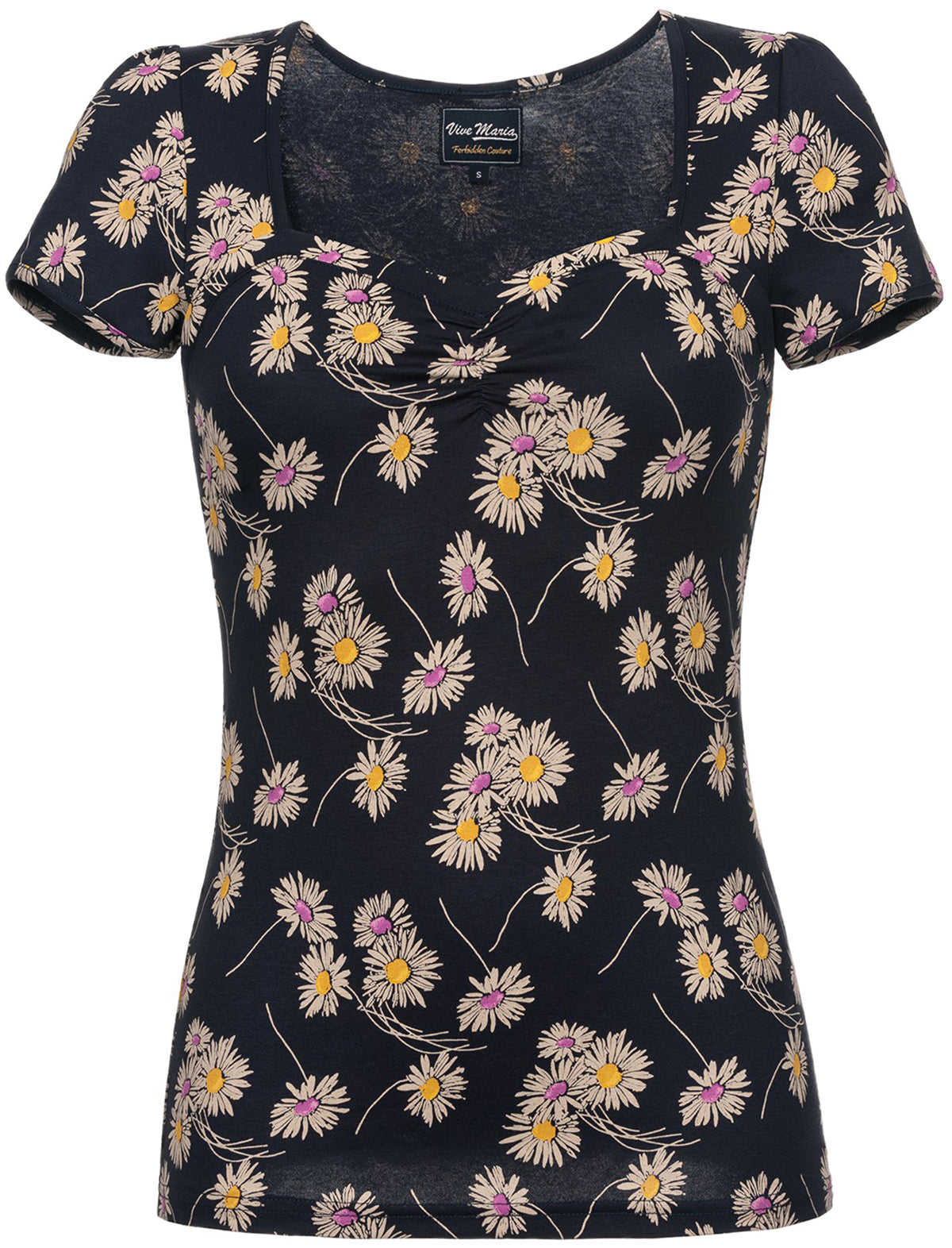RO34551-2xl_Vive_Maria_DANCING_DAISY_Gaenseblumen_FLORAL_50s_Kurzarm_SHIRT_Oberteil_-3