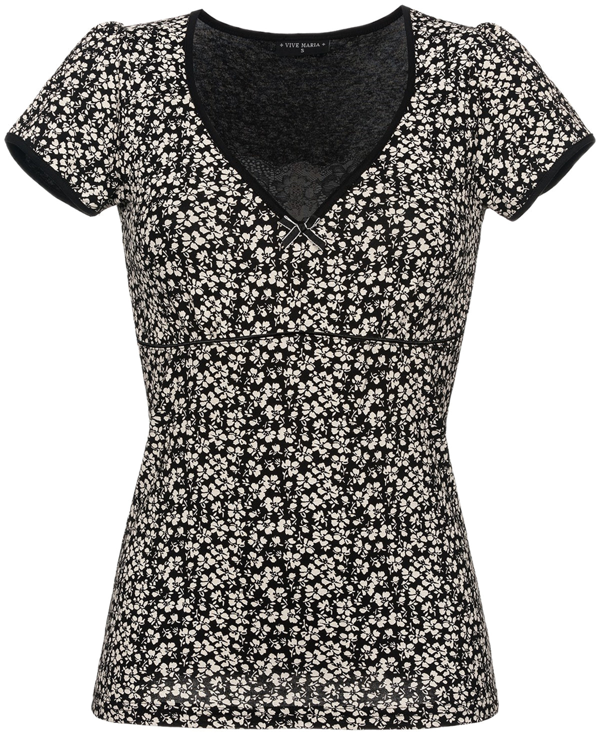 RO34562-2xl_Vive_Maria_CITY_FLOWER_Blumen_FLORAL_Bow_LACE_Kurzarm_SHIRT_Oberteil_-3