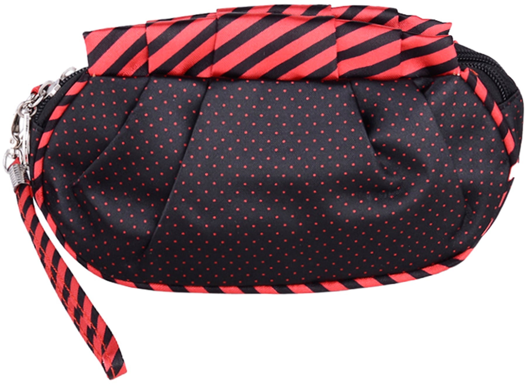 RUFFEL_Rueschen_POLKA_DOTS_STRIPED_Streifen_Kosmetik_Tasche_-_Kulturbeutel_SchwarzxHIfdnNjq946U