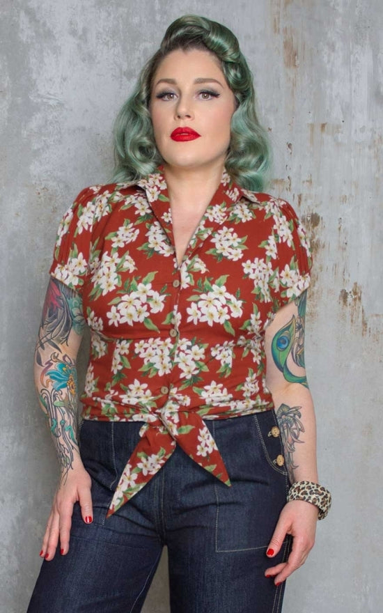 RUMBLE_59_ROCK-A-HULS_BABY_Vintage_Kurzarm_TIE_BLOUSE_Bluse_SHIRT_killer_kirsche_2