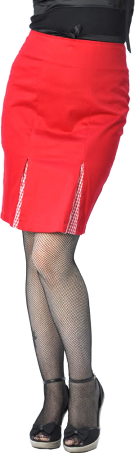 Red_and_White_GINGHAM_Bow_PENCIL_Skirt_Rock_killer_kirscheMyIXAGKqCHmrY