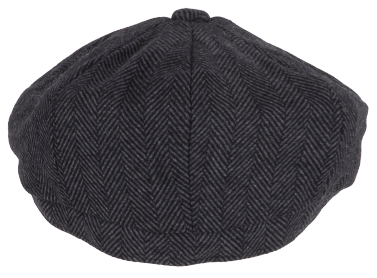 Retro_8-PANEL_HERRINGBONE_Fischgraetenmuster_BAKERBOY_HAT_Flat_Cap_Grau_killer_kirsche_3VA97EeqCbCi9H