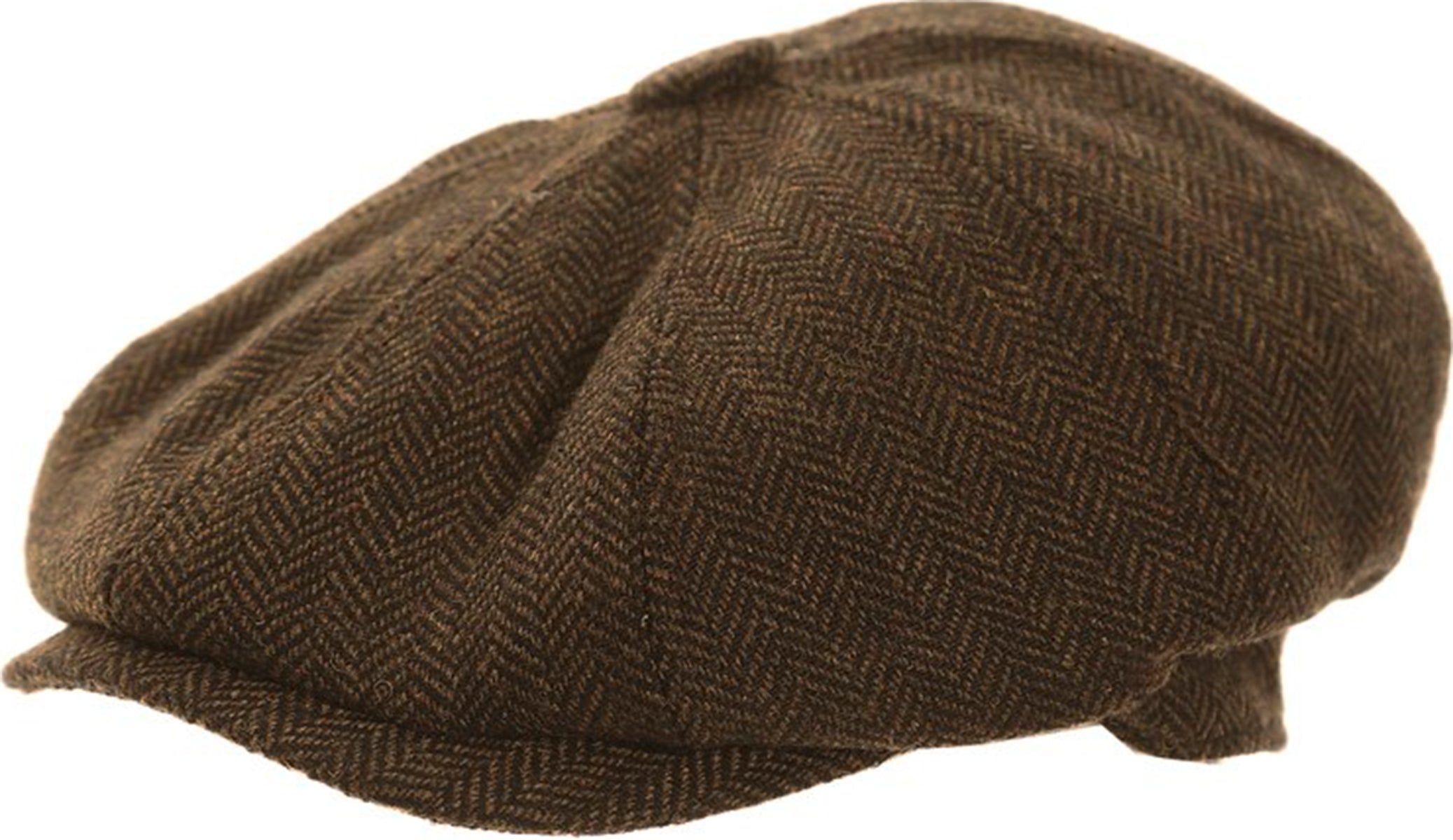 Retro_8-PANEL_Herringbone_Fischgraetenmuster_NEWSBOY_HAT_Muetze_Dunkelbraun-15oVtT8fb7Je2N