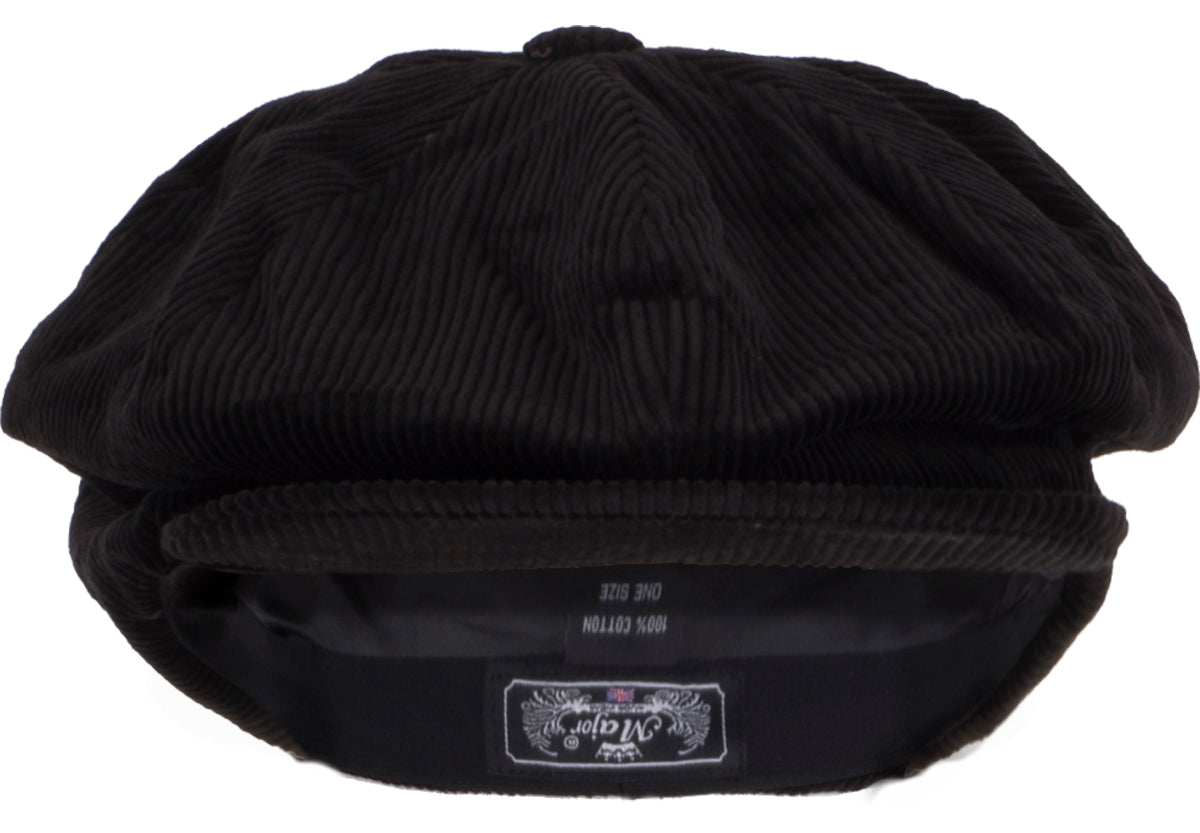 Retro_8-PANEL_Vintage_PLAIN_Unifarbene_Schiebermuetze_Cord_BAKERBOY_HAT_Flat_Cap_killer_kirsche_2