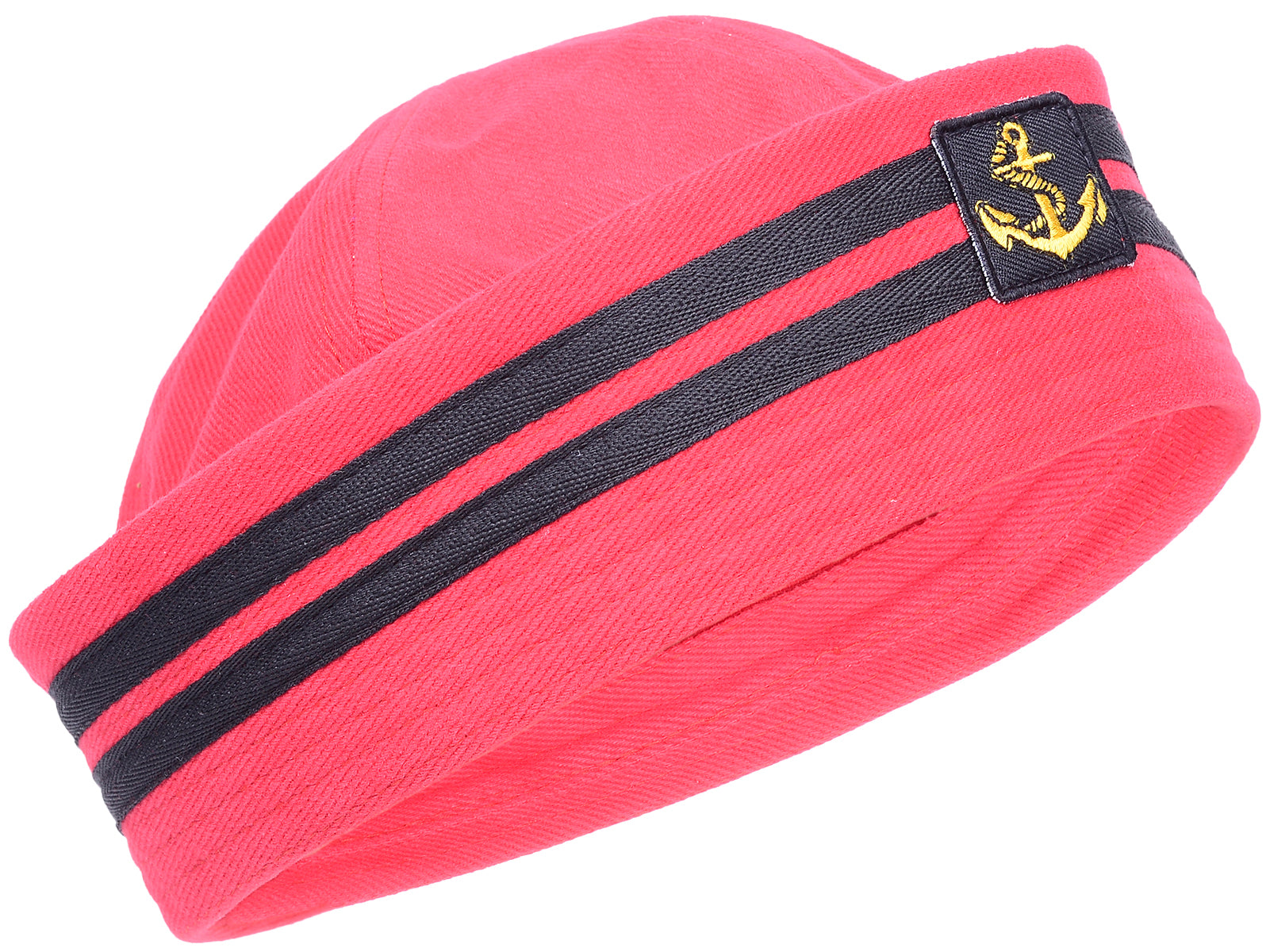 Retro_Anchor_SAILOR_Uniform_Pin_Up_MATROSEN_Huetchen_HUT_rot