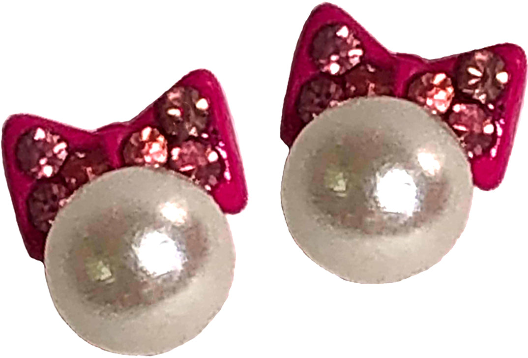 Retro_BOW_50s_Vintage_Schleifen_Pearl_OHRSTECKER_-_Pink