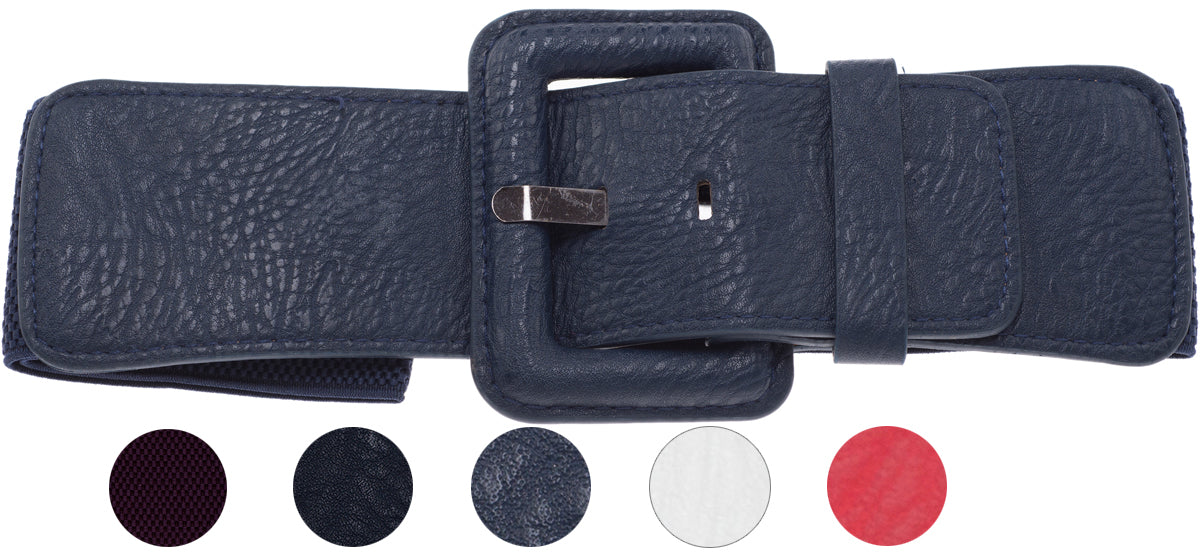 Retro_Big_Buckle_STRETCH_Belt_VINTAGE_Taillenguertel_Galeriebild