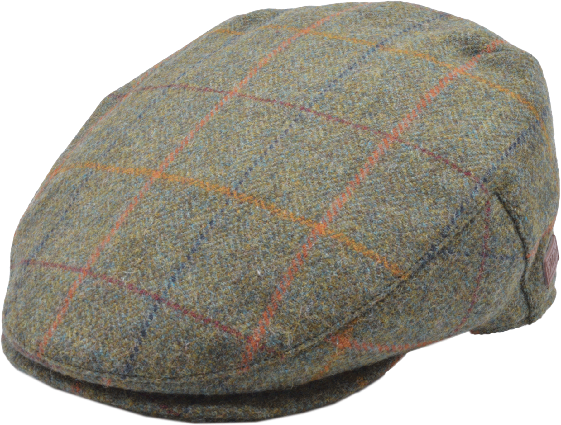 Retro_CHECK_Tartan_Vintage_SCHIEBERMueTZE_Hat_Flat_Cap_-_Gruen_1_e31-51