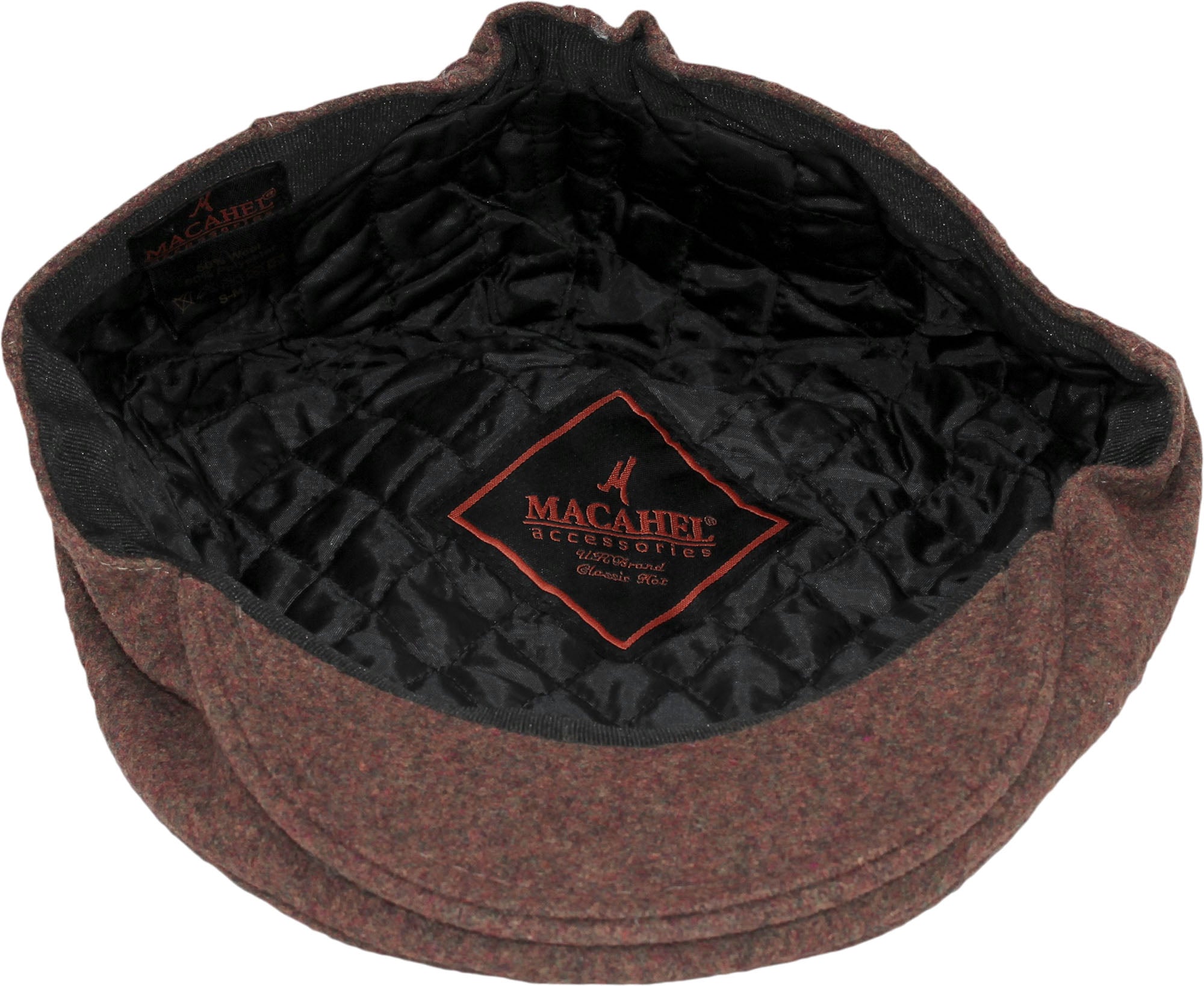 Retro_FILZ_Wool_Vintage_FLAT_CAP_Hat_Classic_SCHIEBERMueTZE_Braun-3