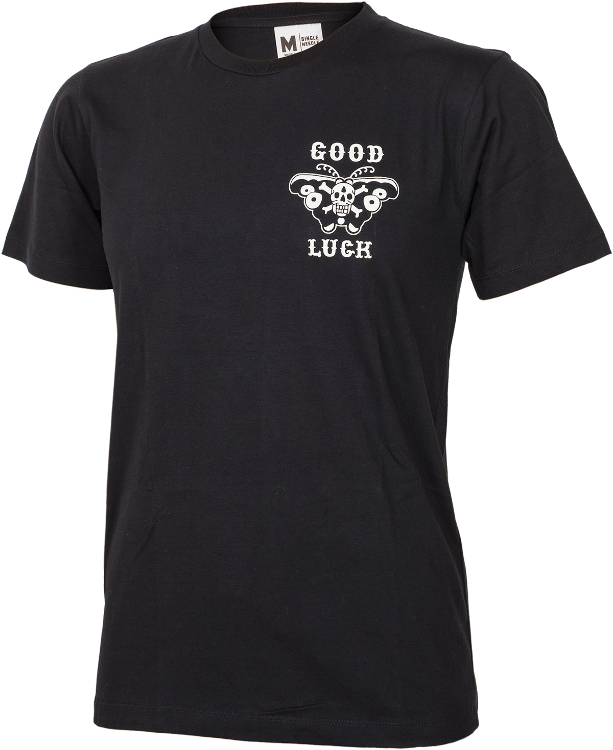 Retro_GOOD_LUCK_Butterfly_Lady_Skull_Oldschool_HERREN_Motiv_T-SHIRT_Oberteil-3pWNmm372TENYi