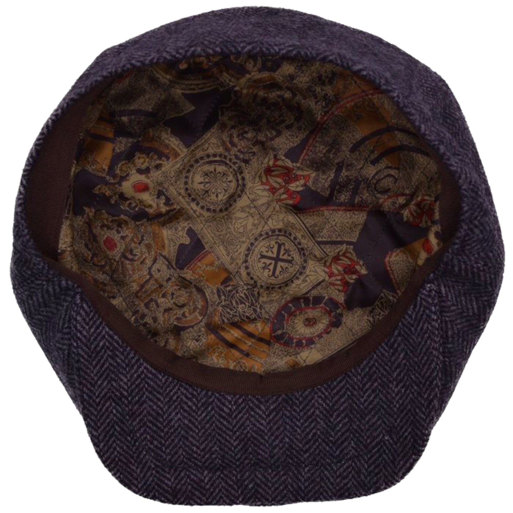 Retro_NEWSBOY_CAP_Vintage_HERRINGBONE_Eight_Panel_SCHIEBERMueTZE_-_Blau-e27-32_-1