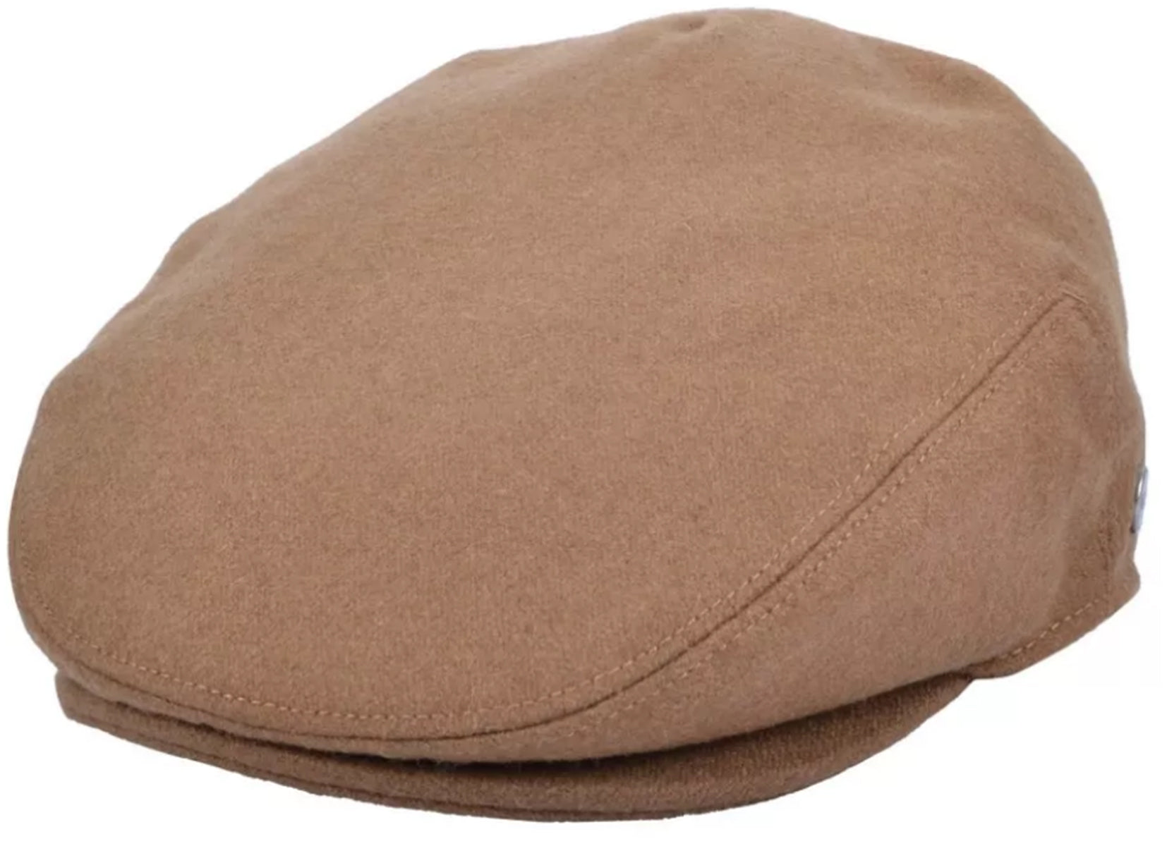 Retro_PLAIN_Wool_Filz_Vintage_HAT_Flat_Cap_Classic_SCHIEBERMueTZE_Camel-1