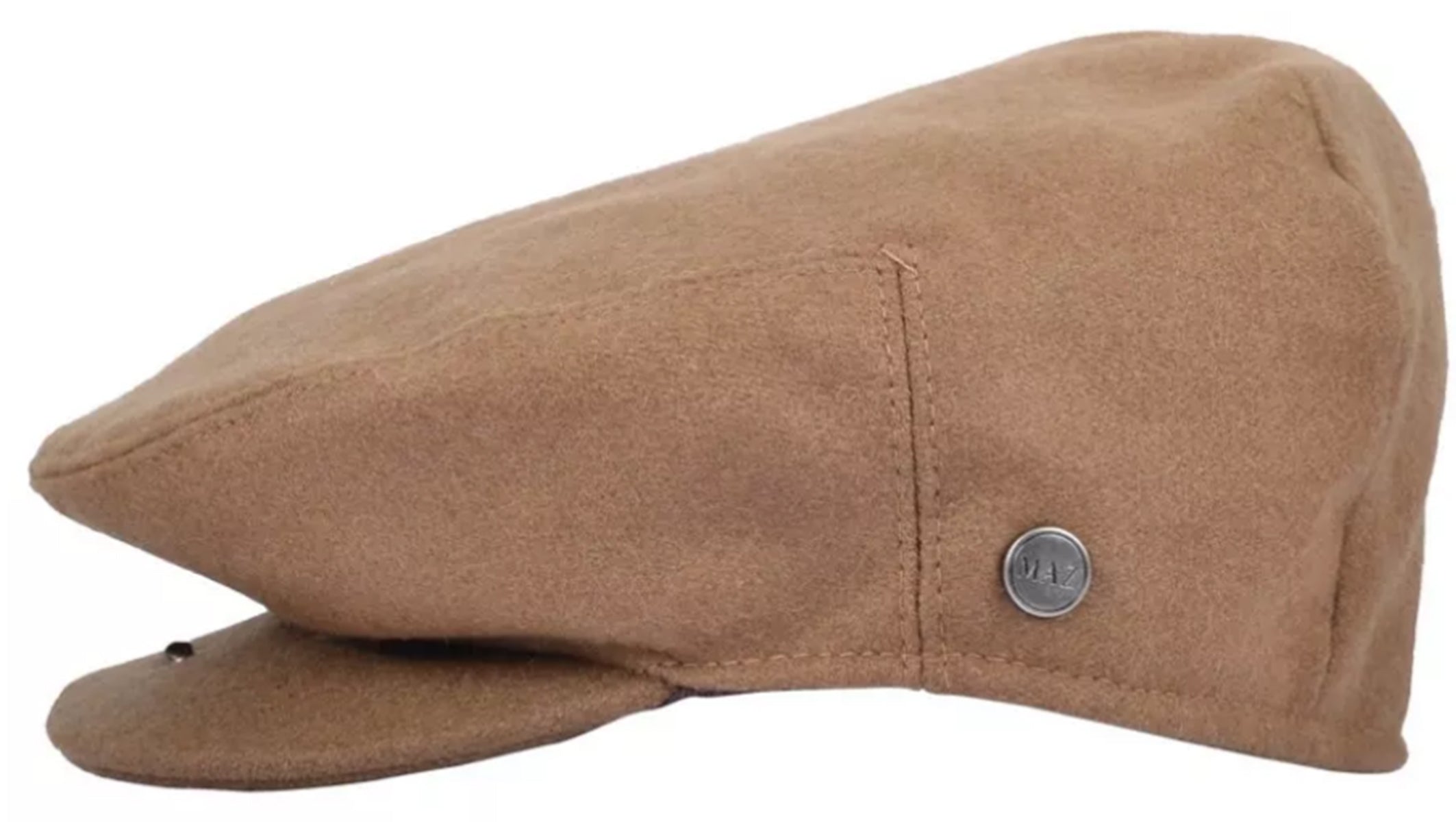 Retro_PLAIN_Wool_Filz_Vintage_HAT_Flat_Cap_Classic_SCHIEBERMueTZE_Camel-2