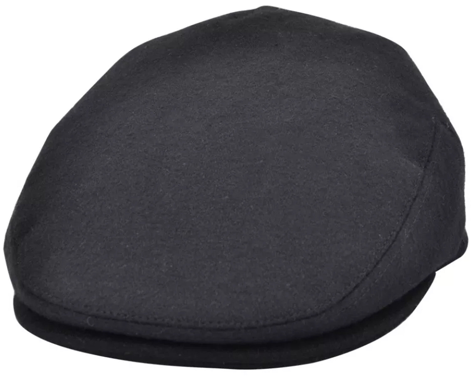 Retro_PLAIN_Wool_Vintage_HAT_SCHIEBERMueTZE_Flat_Cap_KIDS_Schwarz-1