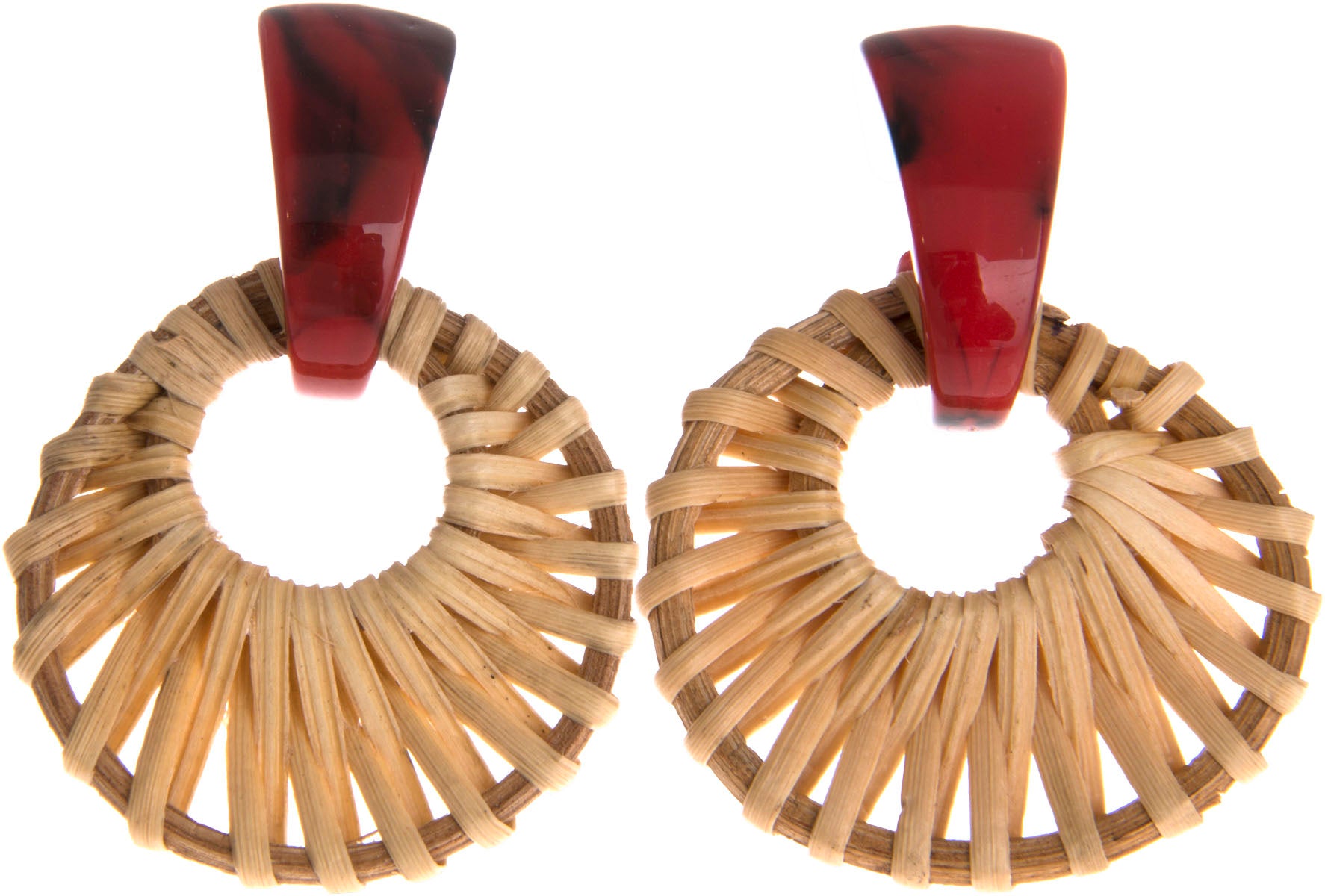 Retro_RAFFIA_Bast_Vintage_FAKELIT_Retro_OHRHaeNGER_Ohrschmuck-1