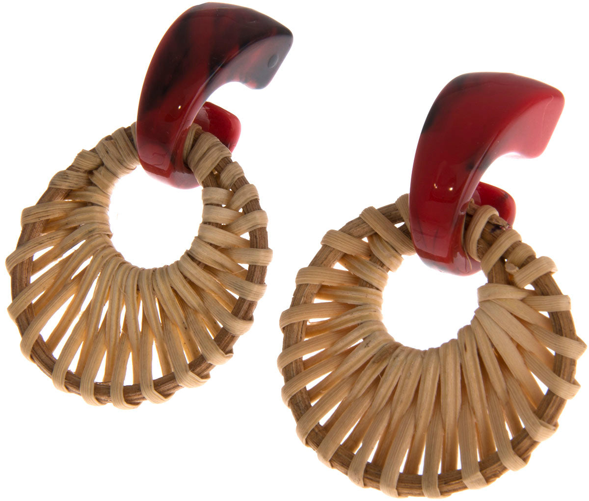 Retro_RAFFIA_Bast_Vintage_FAKELIT_Retro_OHRHaeNGER_Ohrschmuck-2