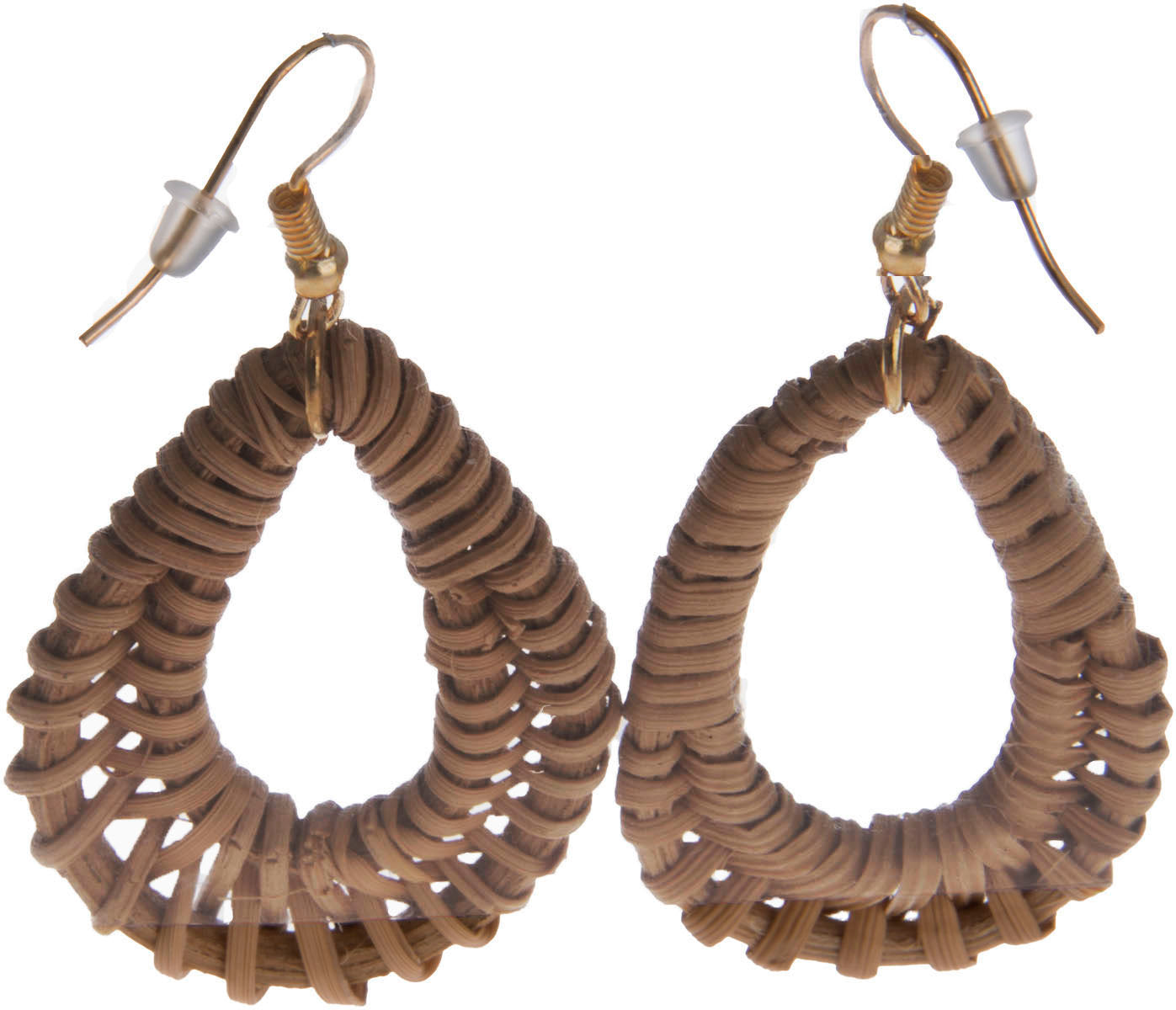 Retro_RAFFIA_Bast_Vintage_TROPFEN_Drop_OHRHaeNGER_Ohrschmuck-3