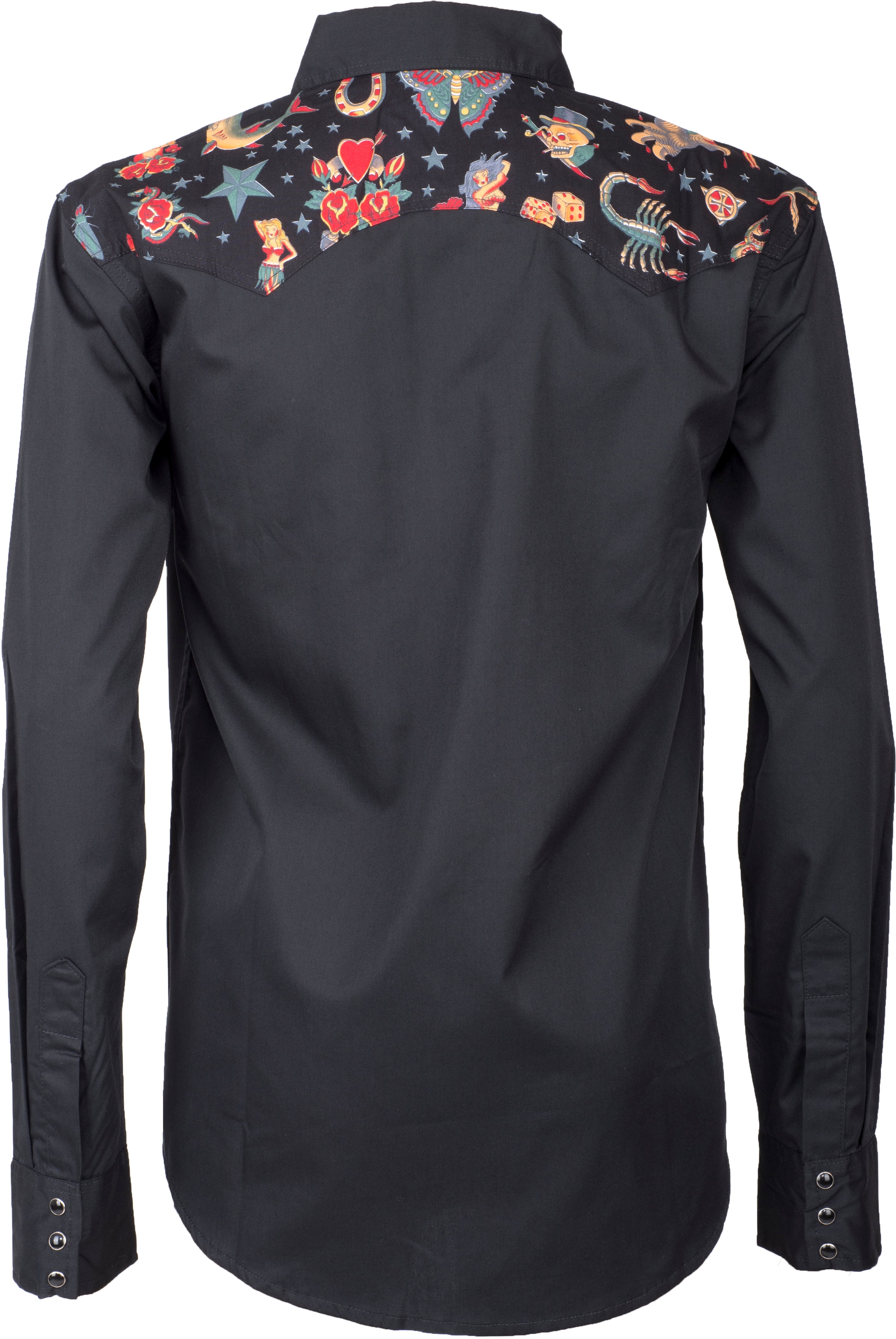 Retro_SKULLS_Oldschool_TATTOO_Stars_Langarm_Herren_HEMD_Slim_Fit-4