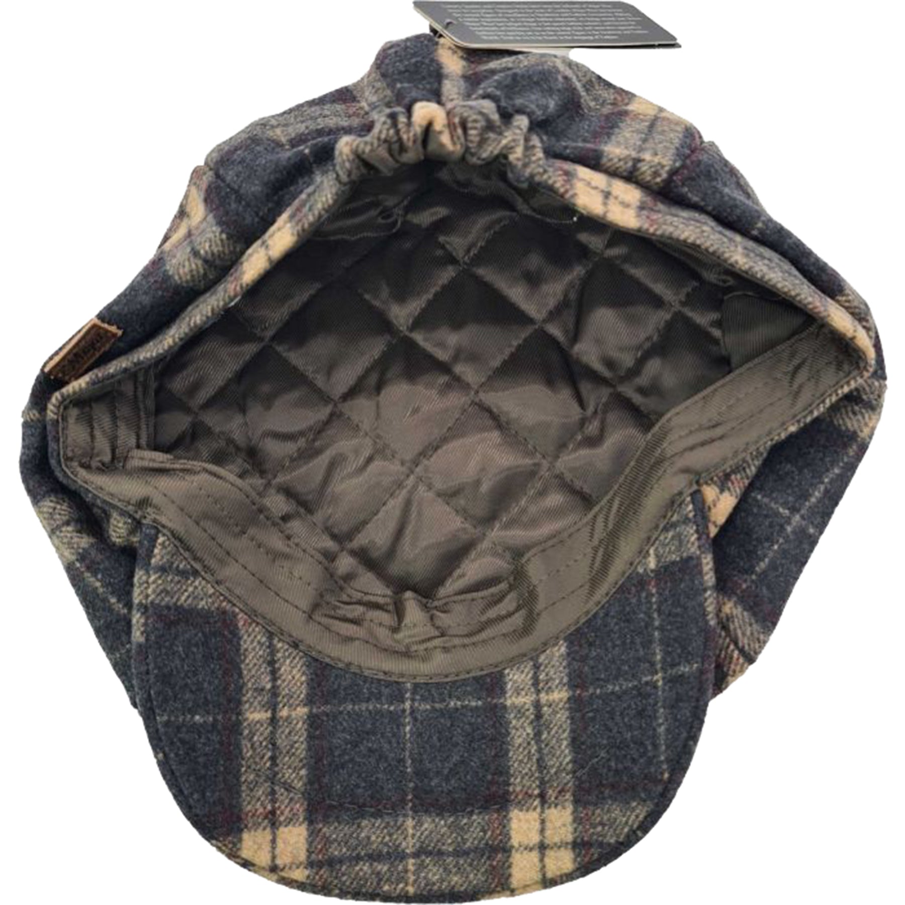 Retro_TARTAN_Karo_TWEED_Retro_BAKERBOY_HAT_Cap_killer_kirsche_2_-1