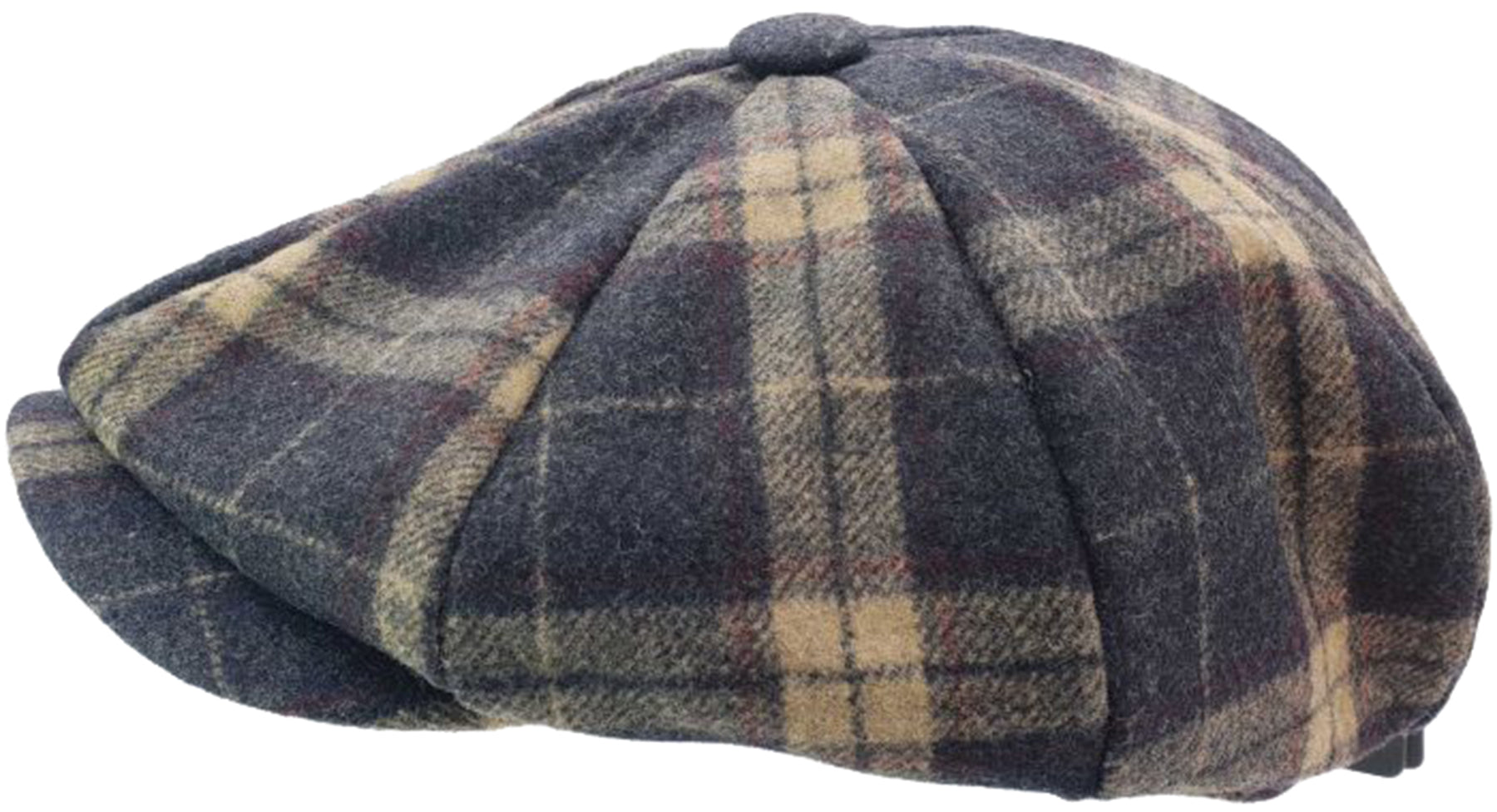 Retro_TARTAN_Karo_TWEED_Retro_BAKERBOY_HAT_Cap_killer_kirsche_2_-4
