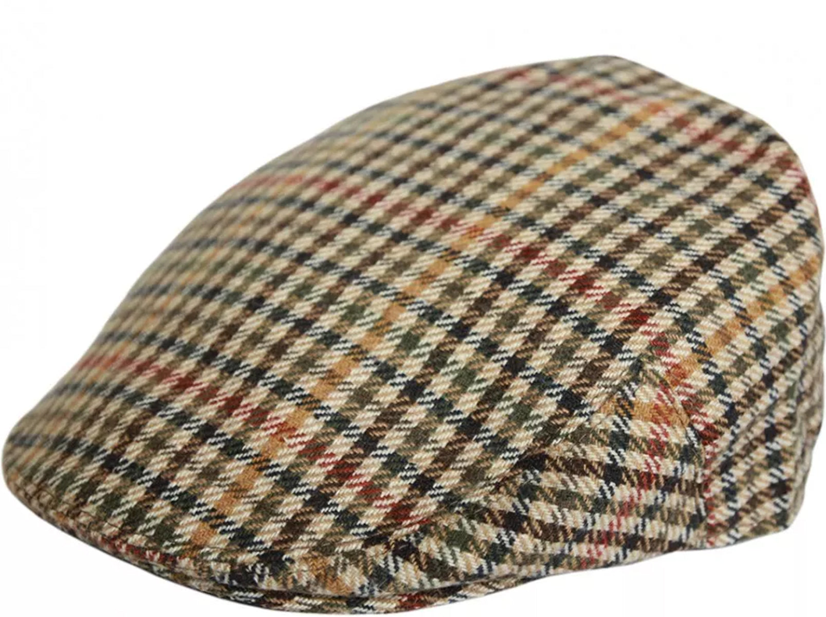 Retro_TWEED_Vintage_KARO_Hahnentritt_SCHIEBERMueTZE_Hat_KIDS_Flat_Cap-1