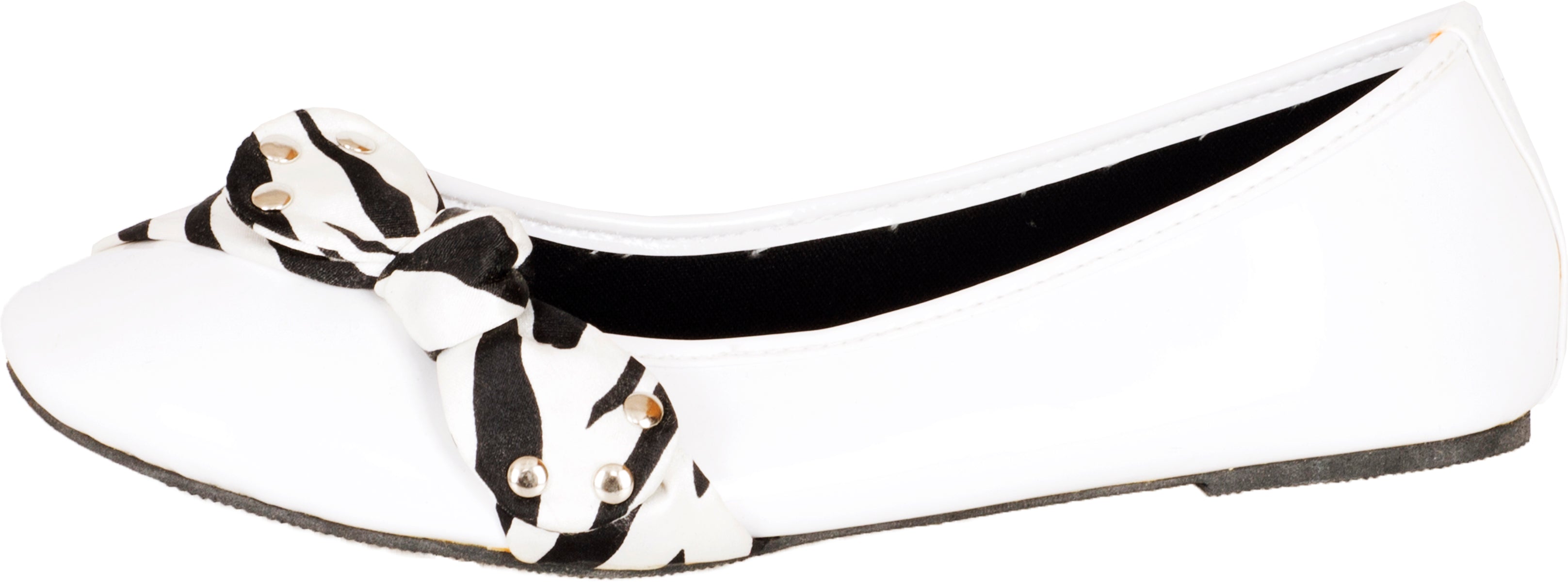 Retro_ZEBRA_PRINT_Schleife_Studded_BOW_Schuhe_BALLERINAS_Flats-2
