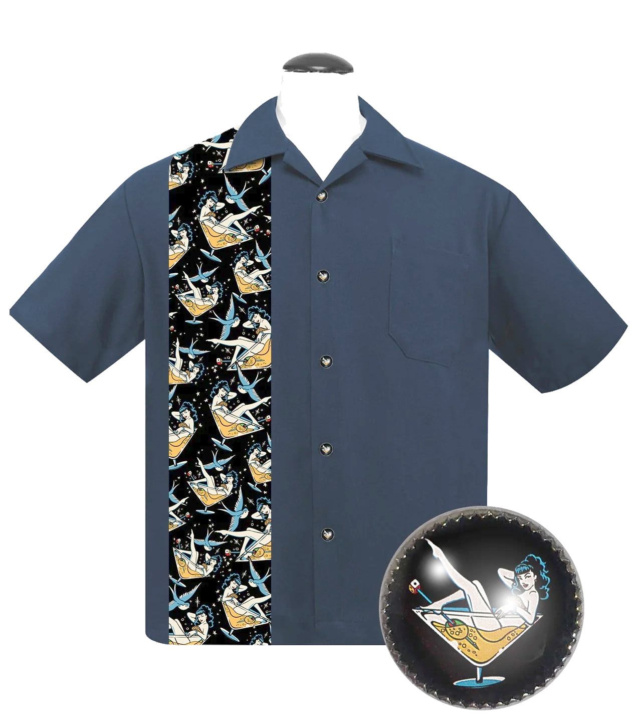Rock_Steady_ALL-OVER_MARTINI_Printed_PANEL_Oldschool_Vintage_BOWLING_HEMD_Shirt_-_Denim_Blue