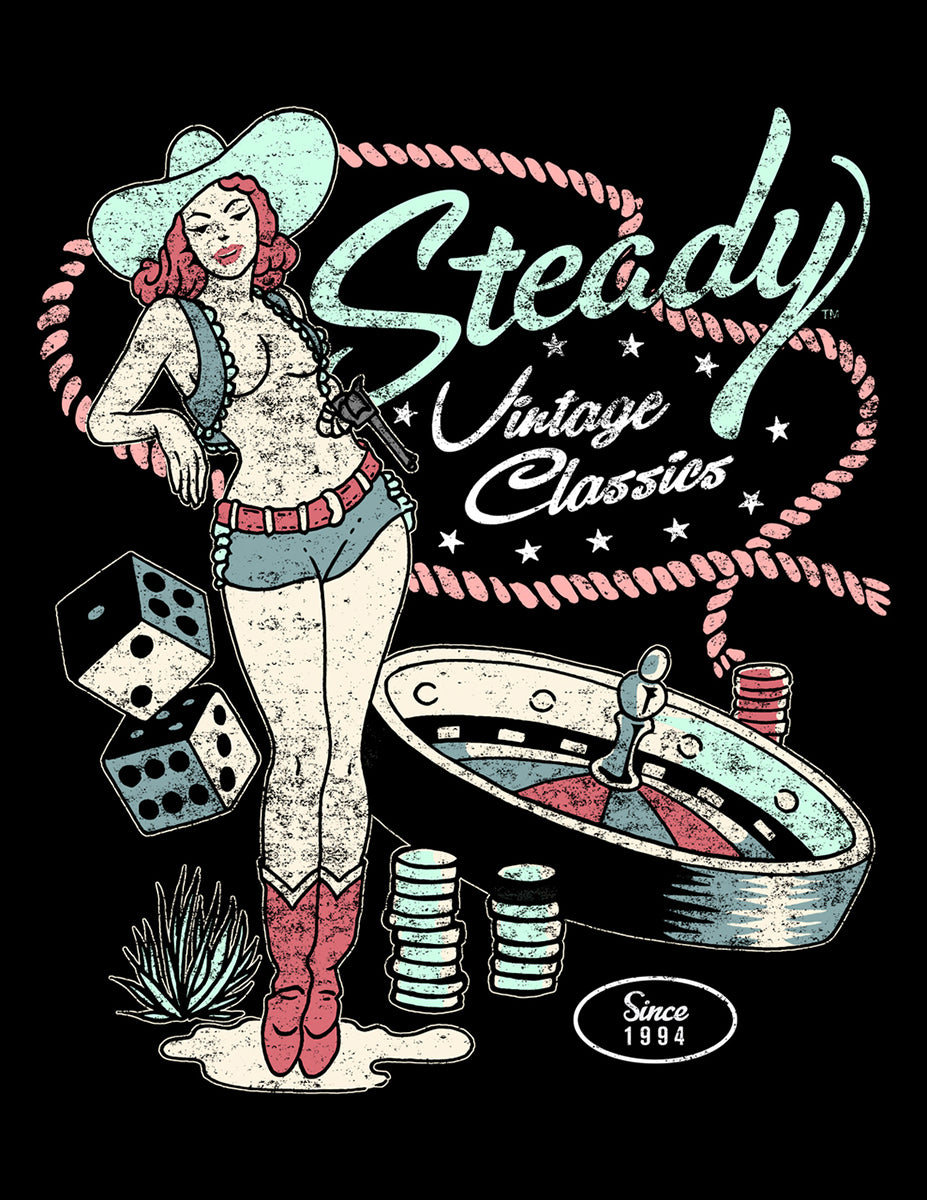 Rock_Steady_COWGIRL_Pin_Up_GAMBLE_Vintage_Classics_RETRO_Herren_T-SHIRT-2FWncID9FXGiEO
