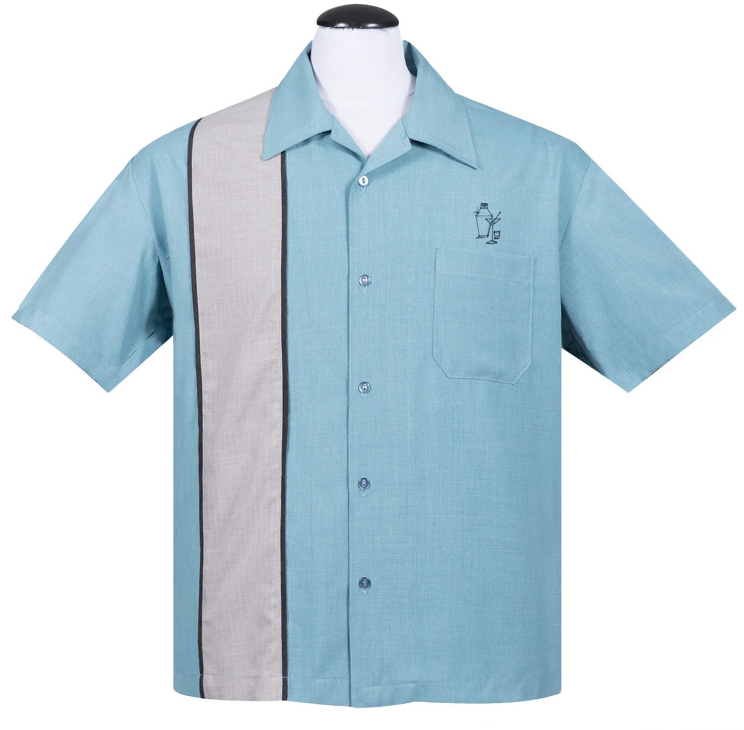 Rock_Steady_PALM_SPRINGS_COCKTAIL_Retro_Tiki_Kurzarm_Vintage_BOWLINGHEMD__Shirt__Hellblau
