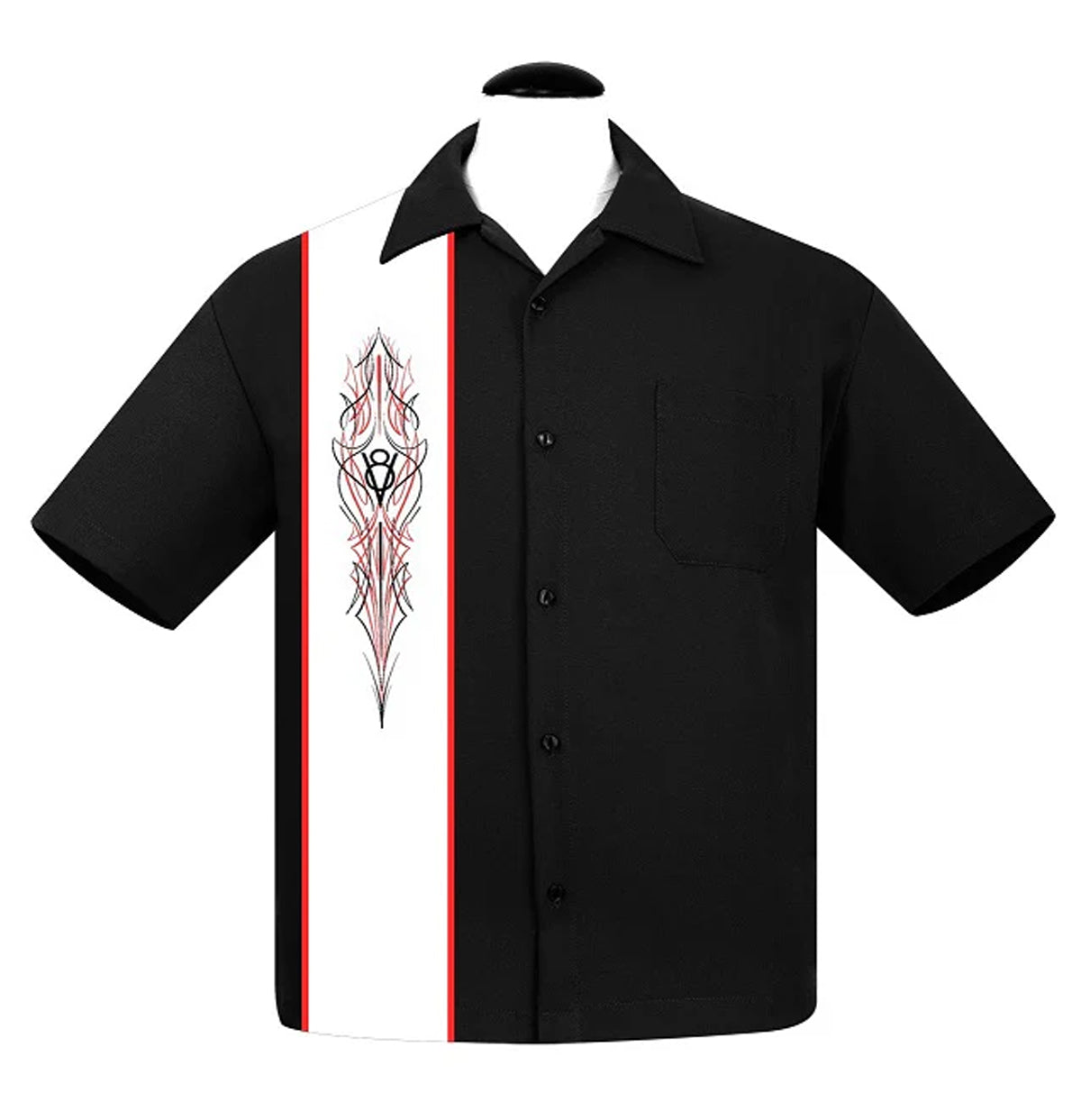 Rock_Steady_PINSTRIPE_V8_Racer_Retro_Panel_Oldschool_Bowling_Shirt_HEMD_-_Schwarz-1