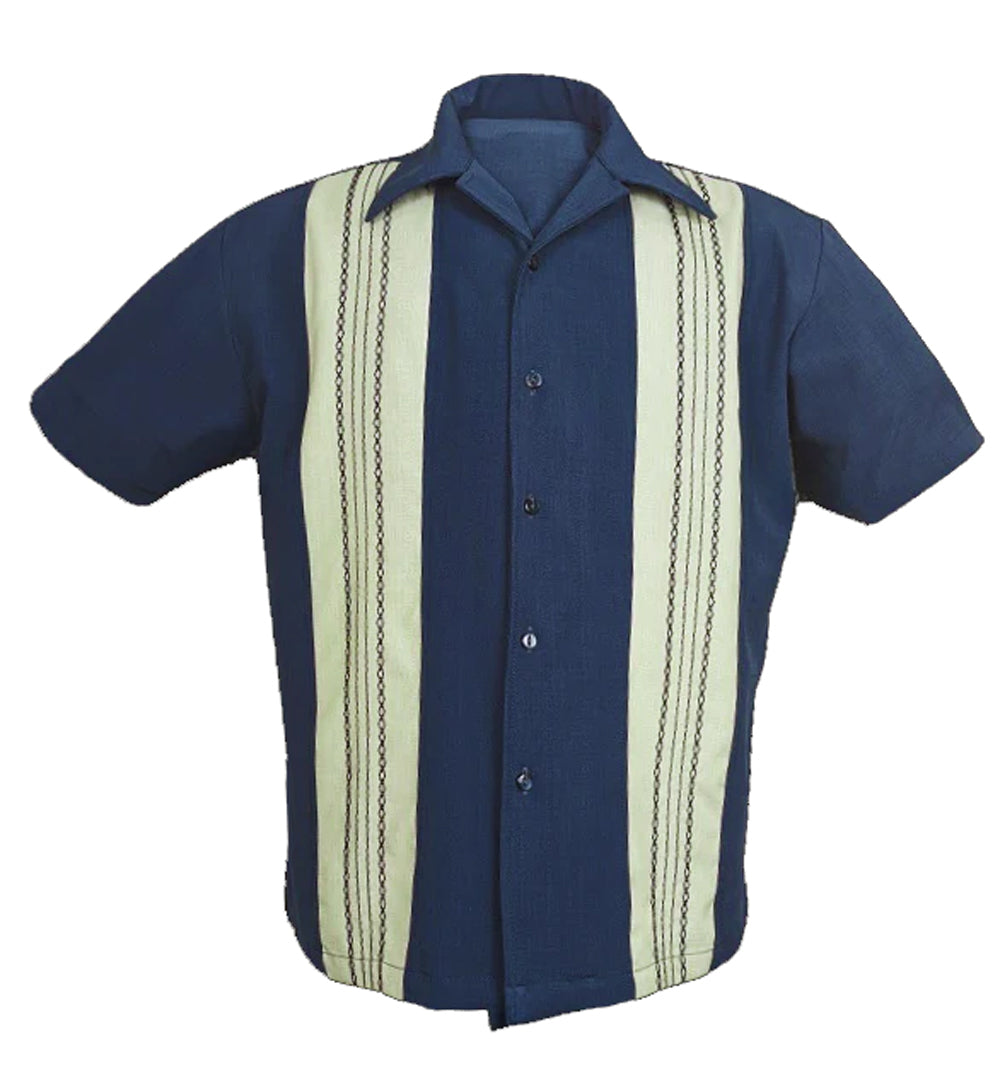 Rock_Steady_THE_RICARDO_Vintage_Smock_Stitching_Double_Panel_BOWLINGHEMD_Shirt_-1